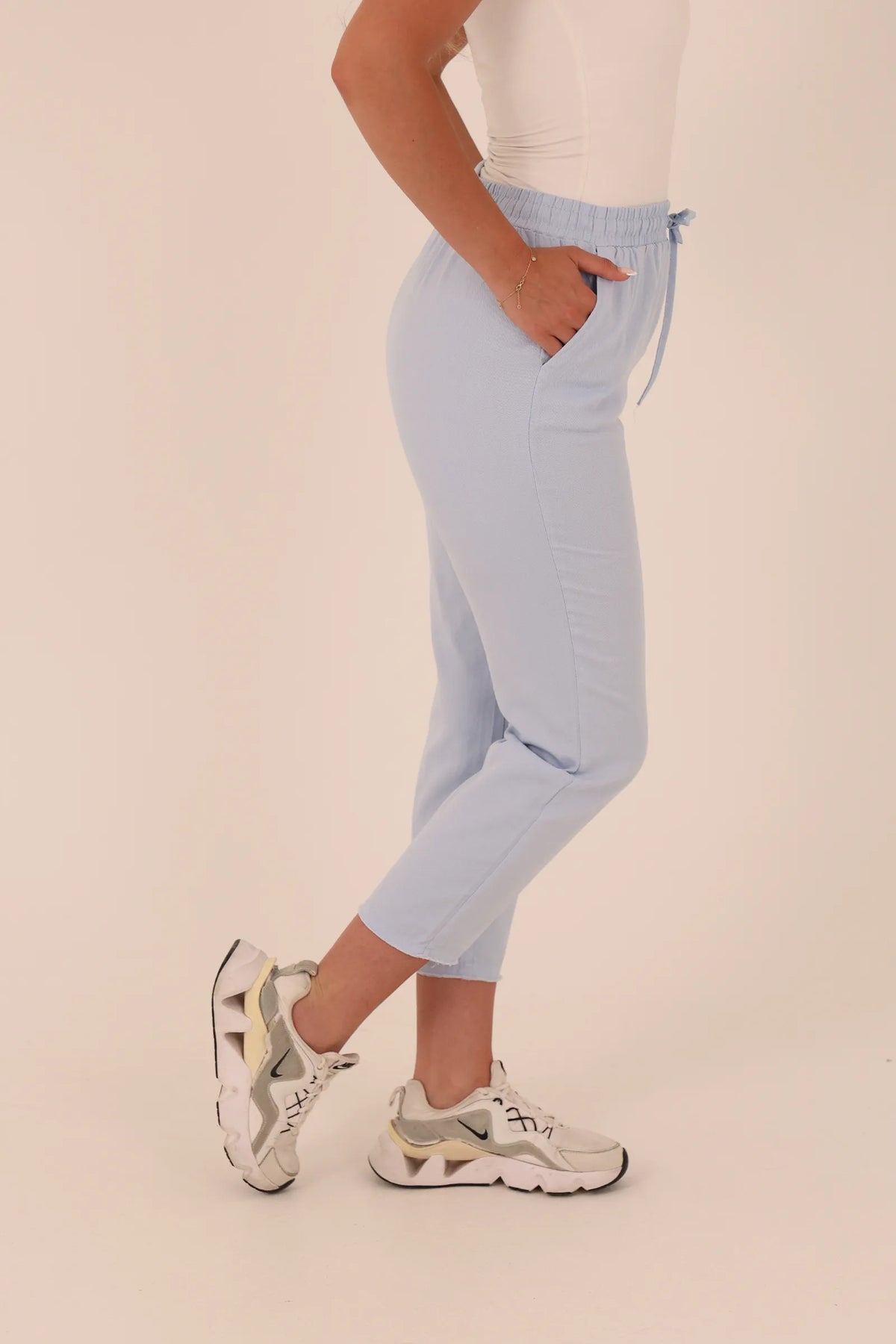 Pantallona cropped carrot