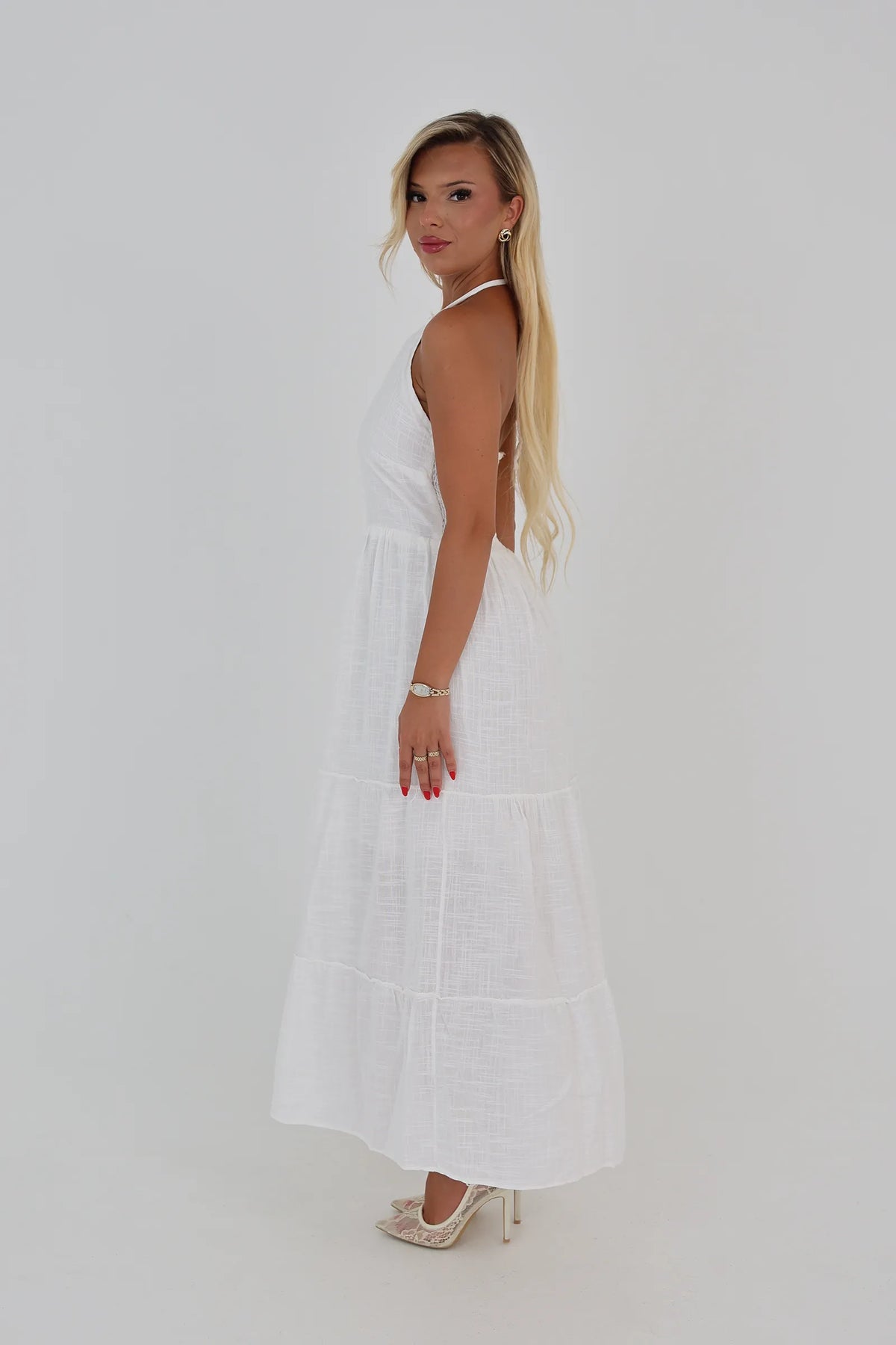 Fustan open back sundress