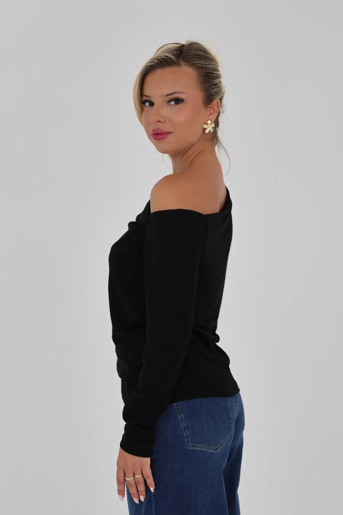 Bluze asymmetric neck