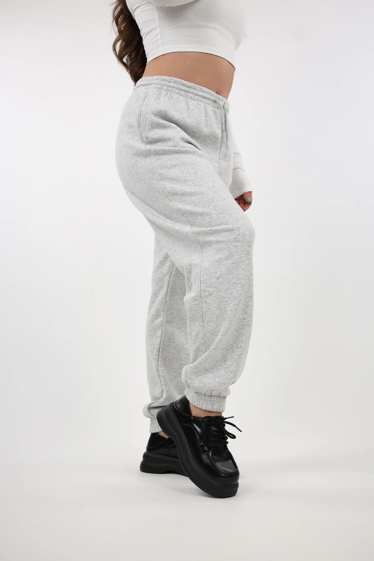 Trenerka elastic waist fleece