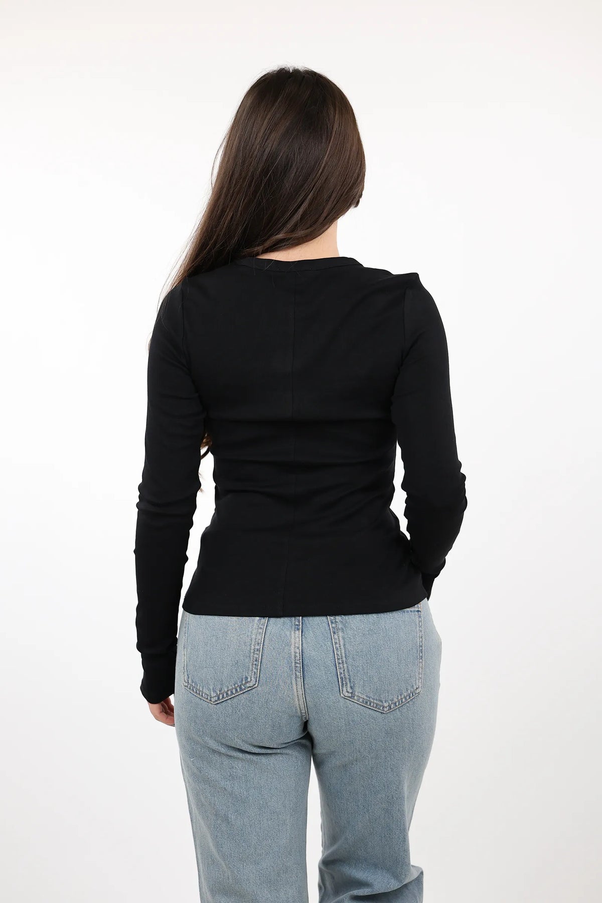 Bluze basic slim fit