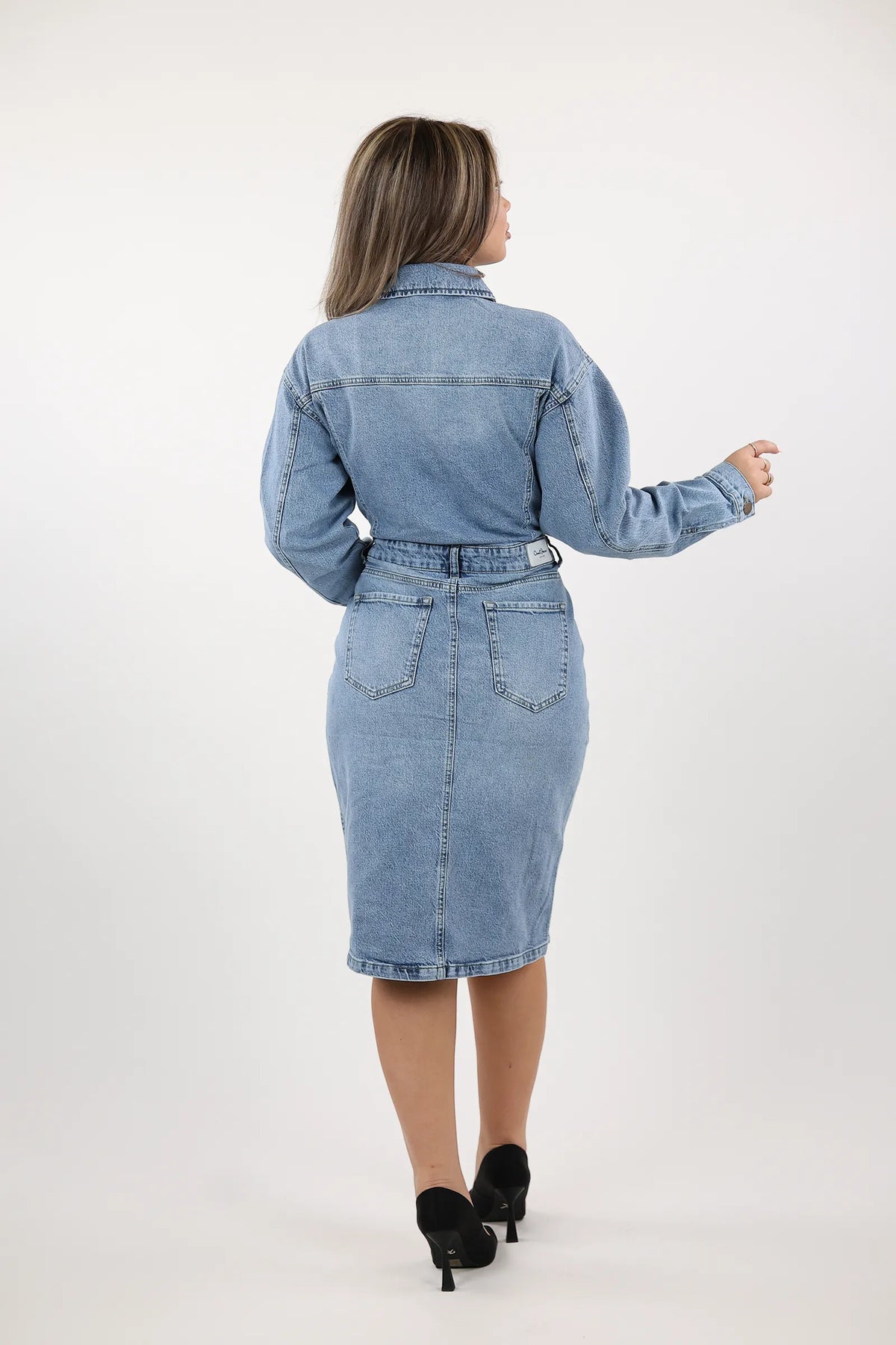 Fustan denim aura