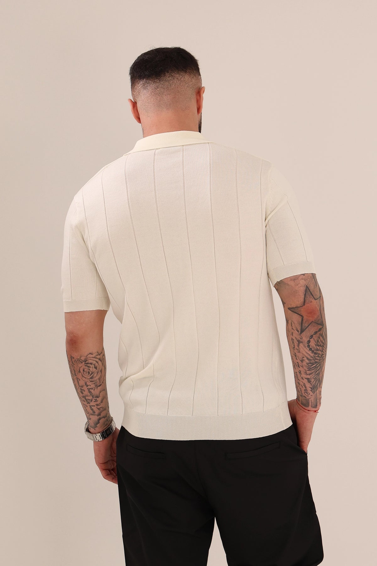 Maice open collar