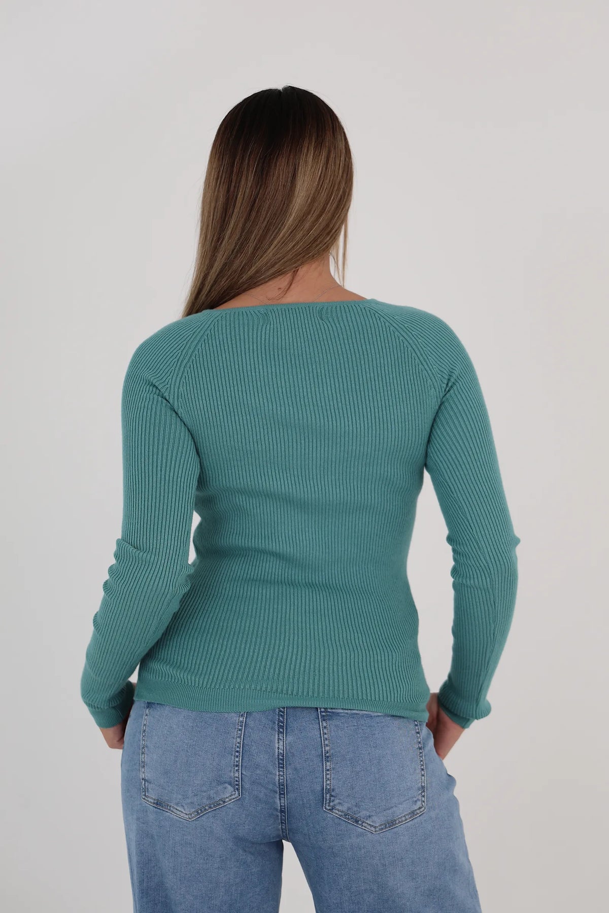 Bluze v-neck knit