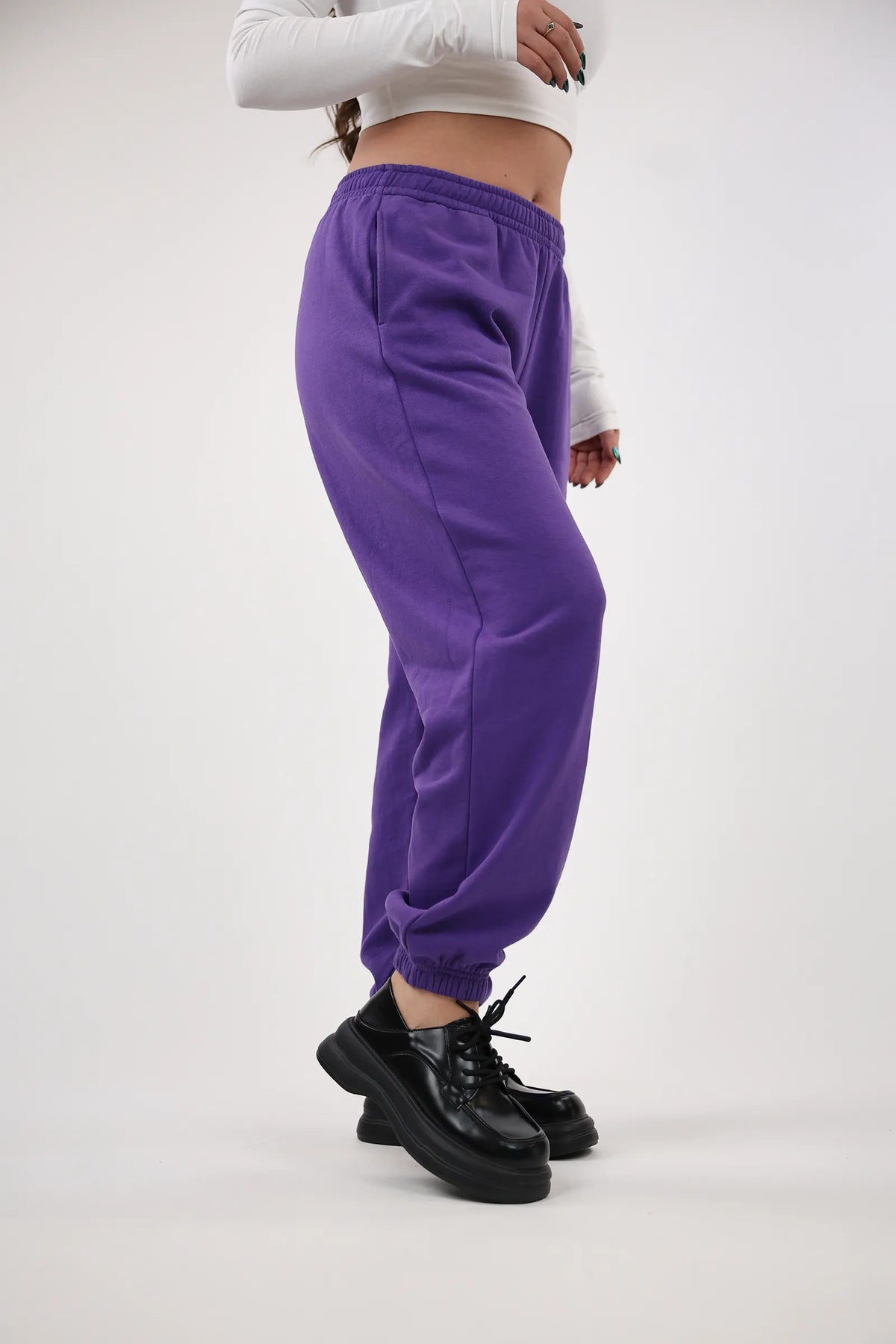 Trenerka elastic waist fleece
