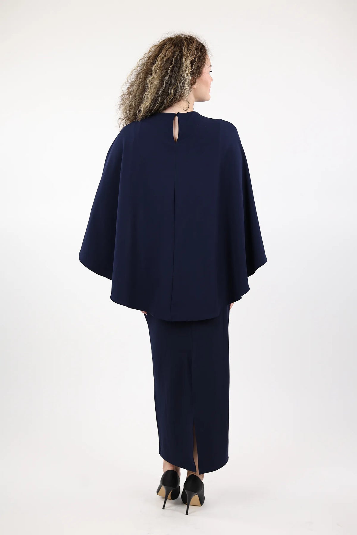 Fustan navy elegante