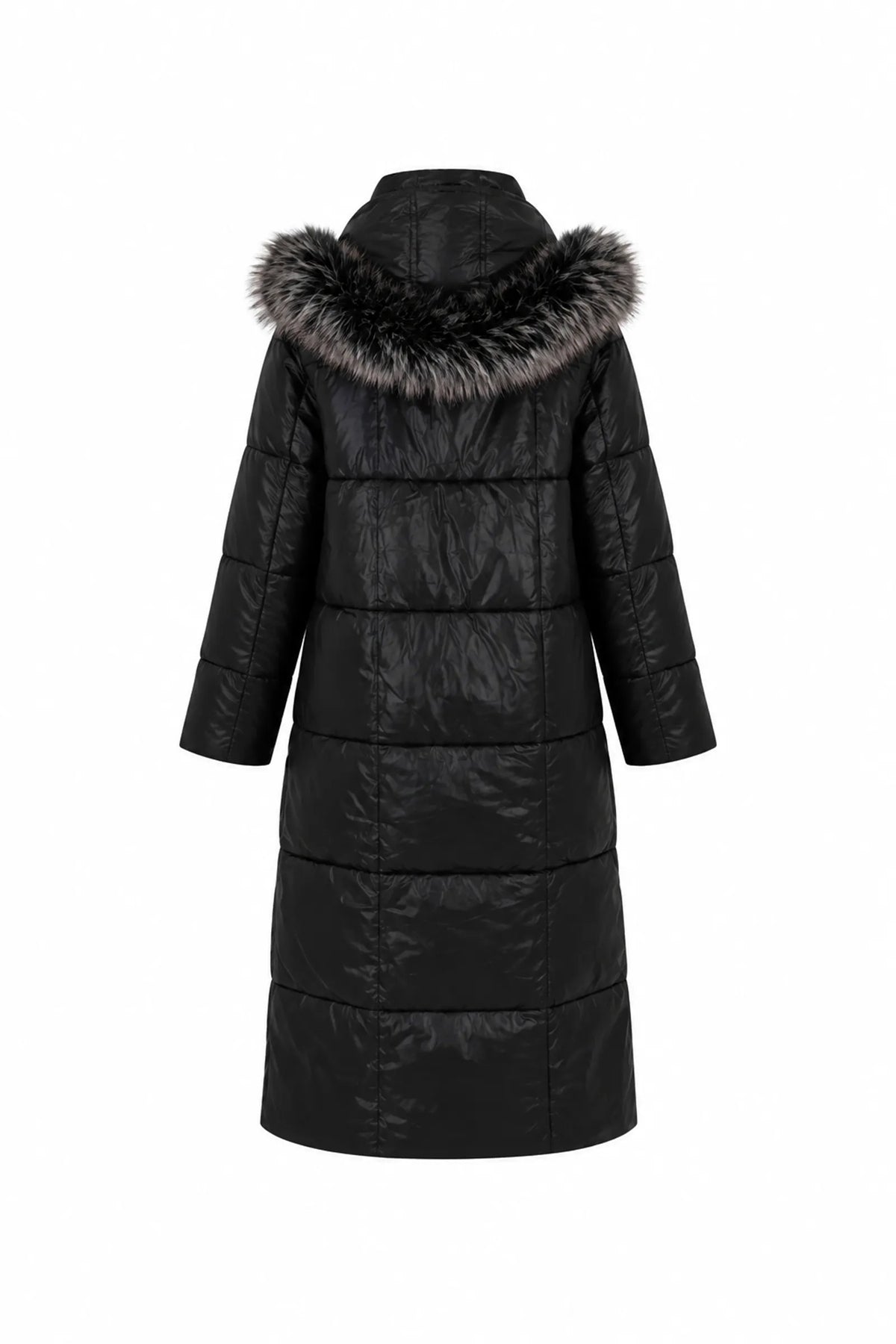 Jakne long black puffer