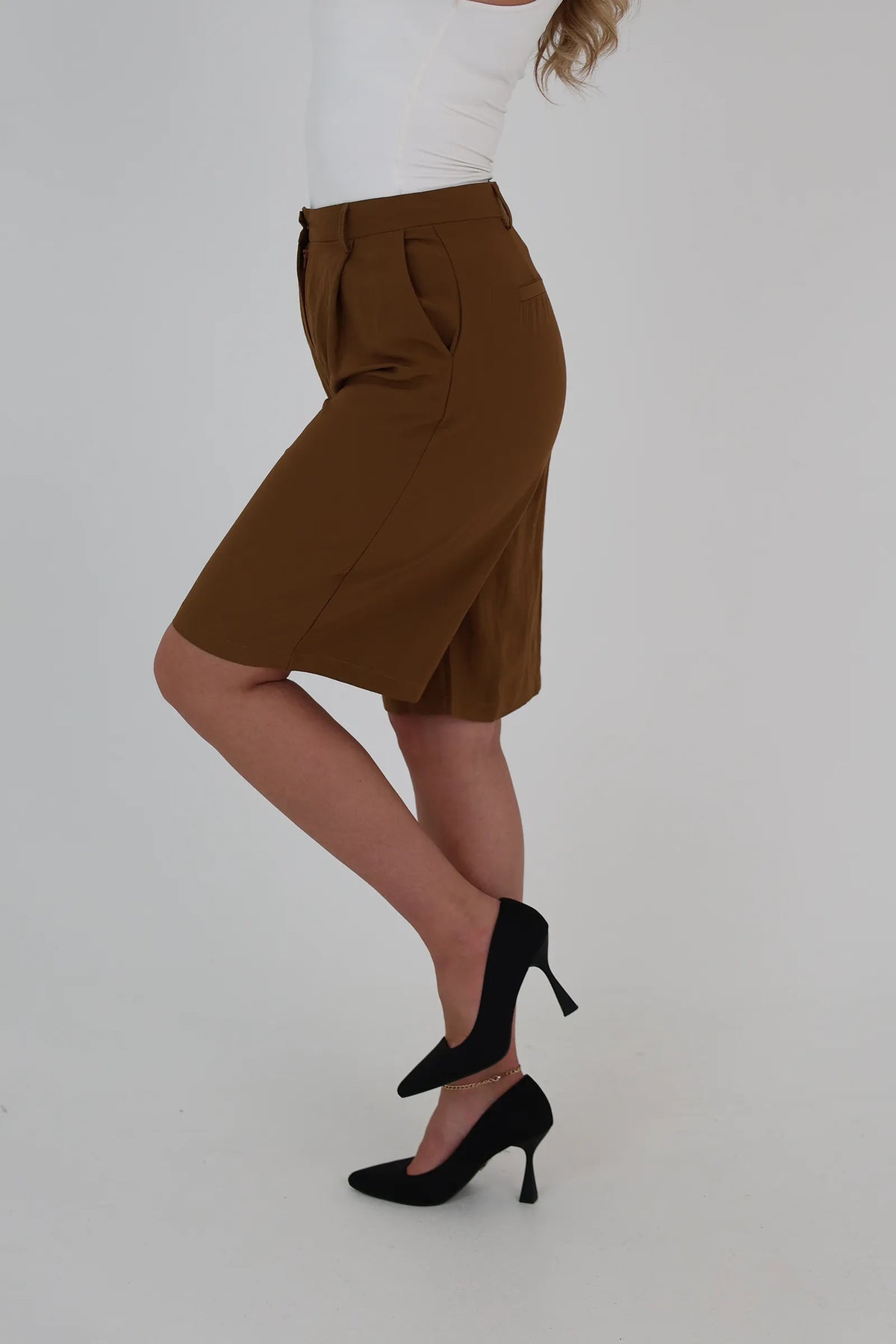 Pantallona high waisted shorts