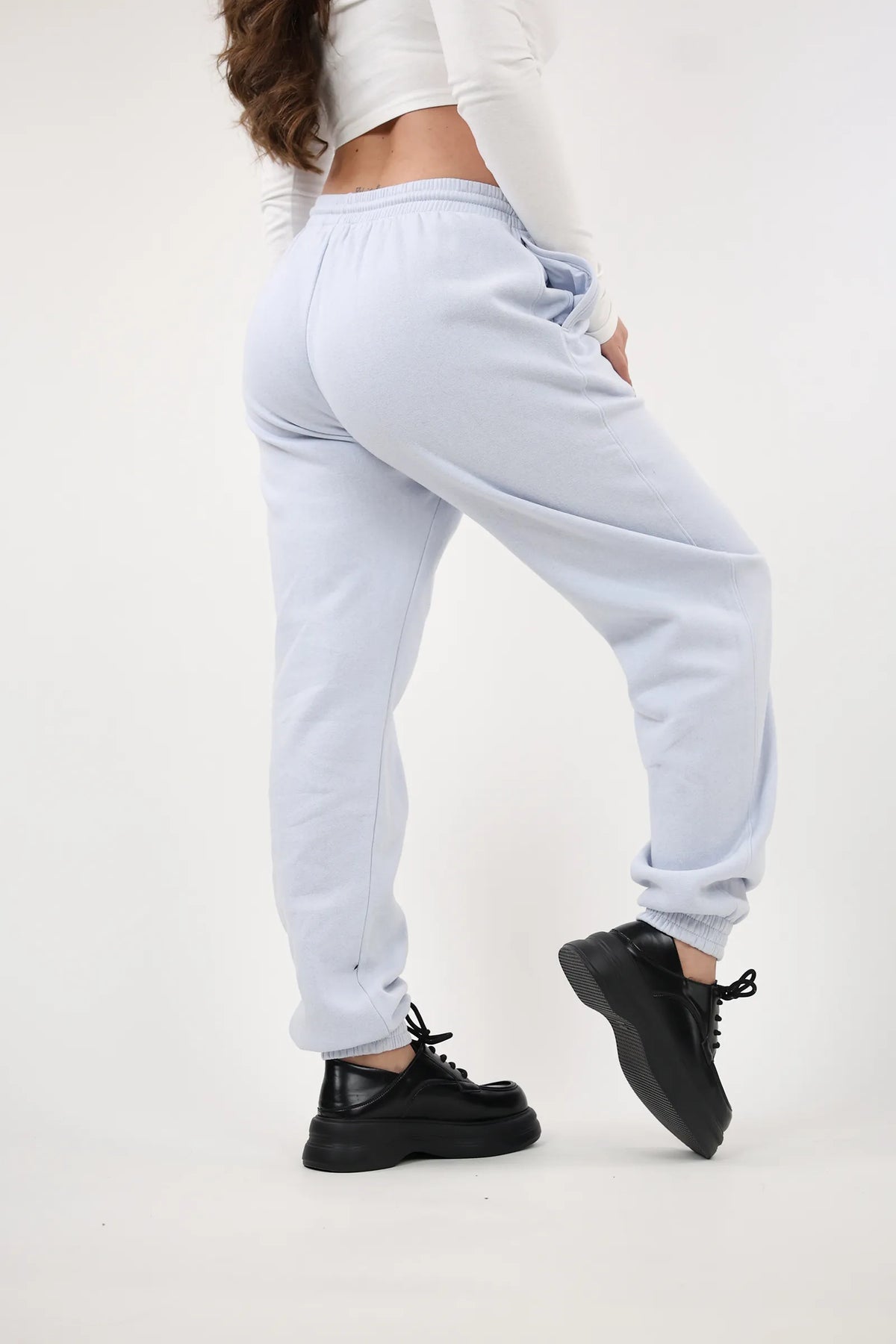Trenerka elastic waist fleece