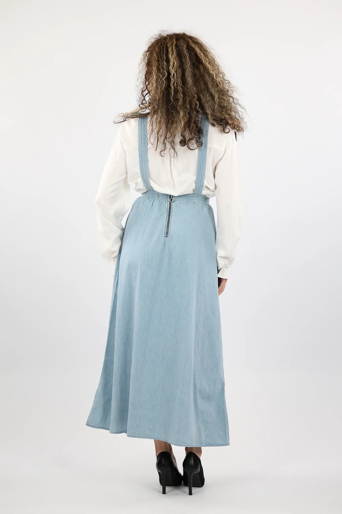 Fustan maxi jeans