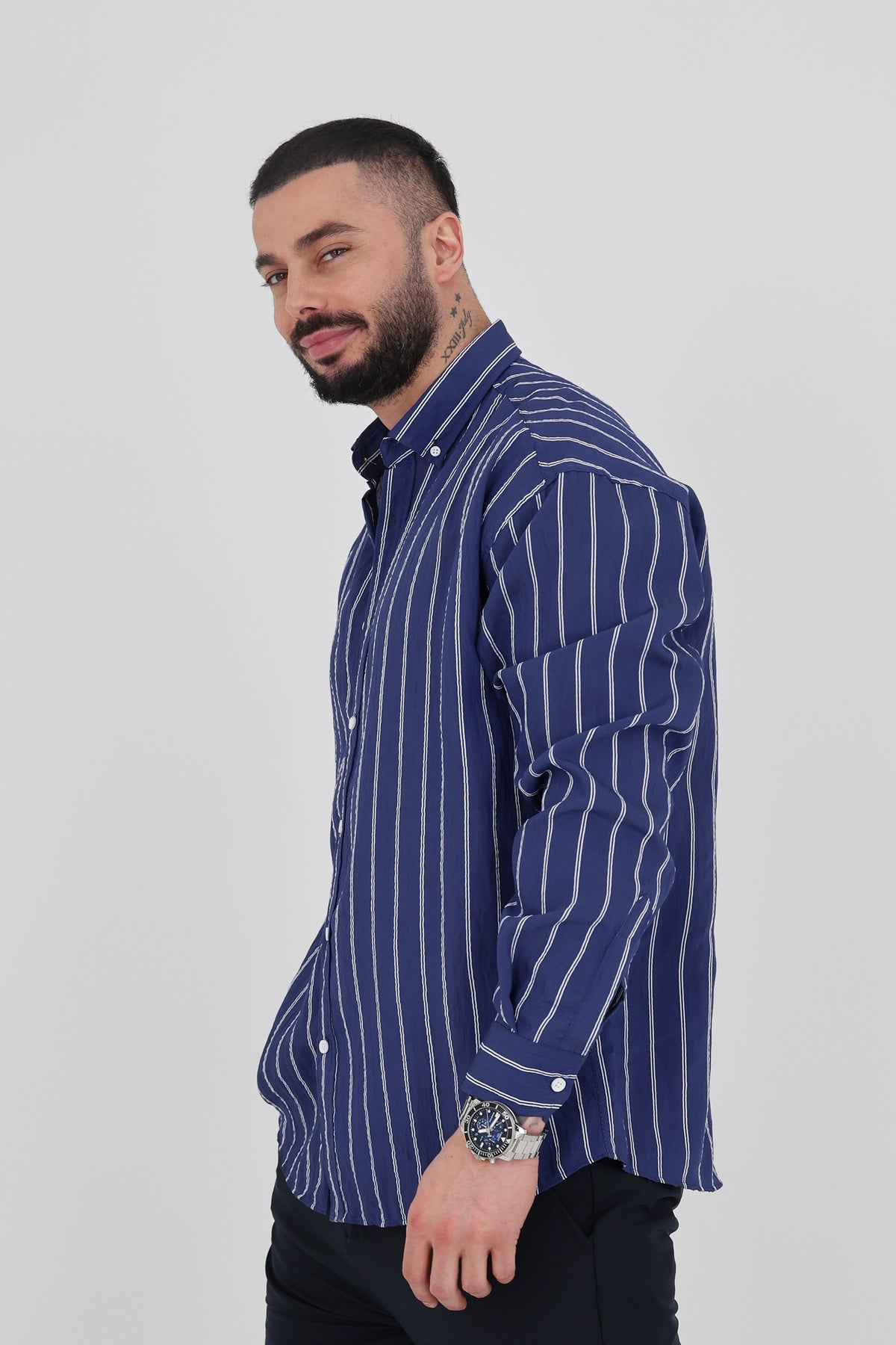 Kemishe pinstripe