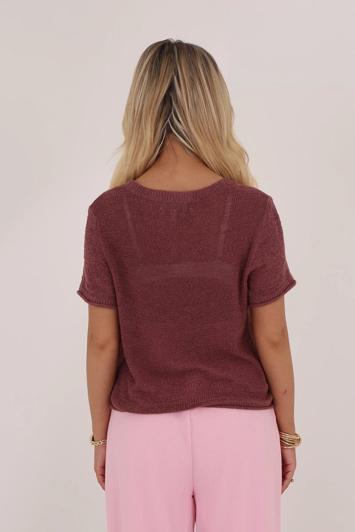 Maice open knit
