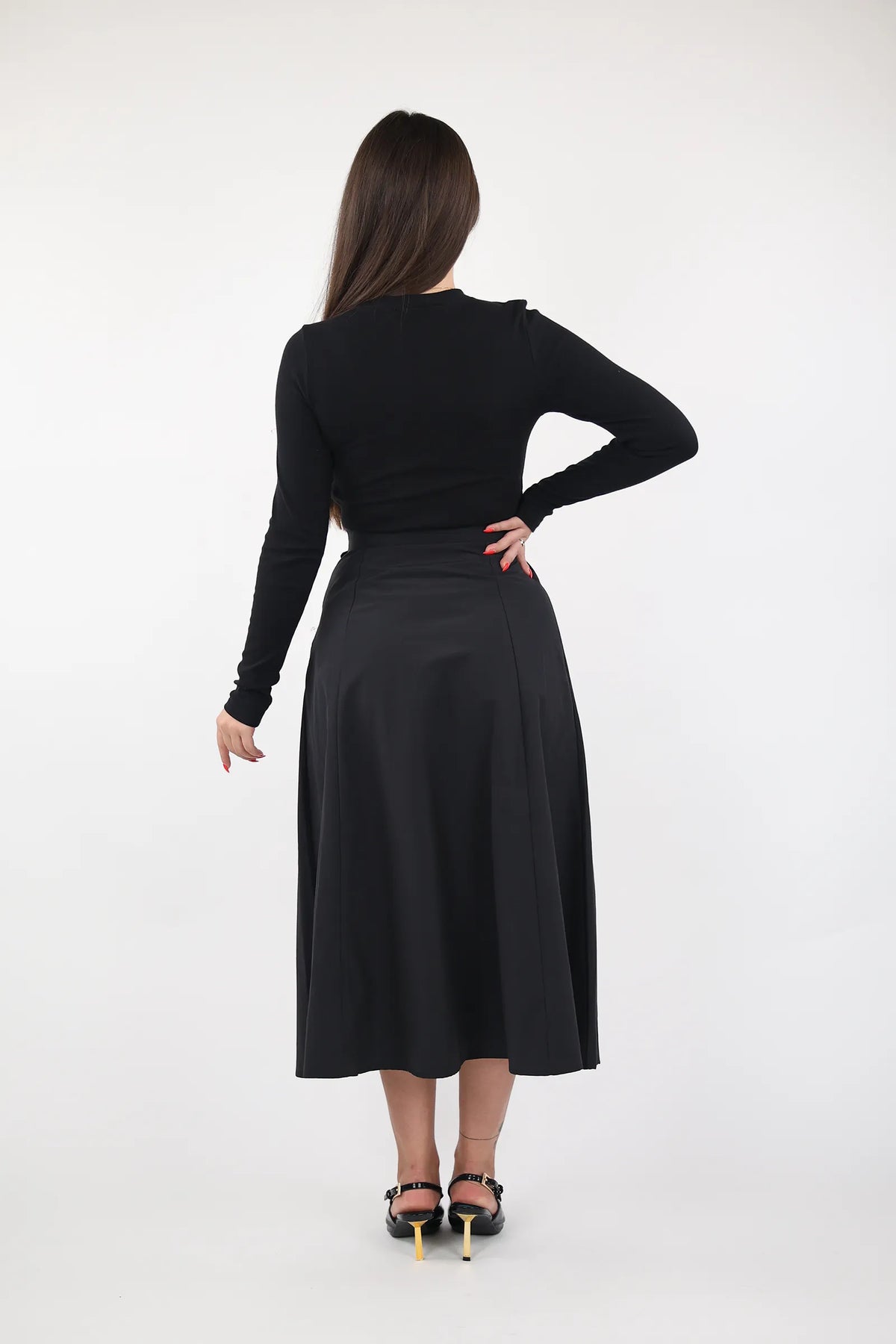 Fustan casual belted