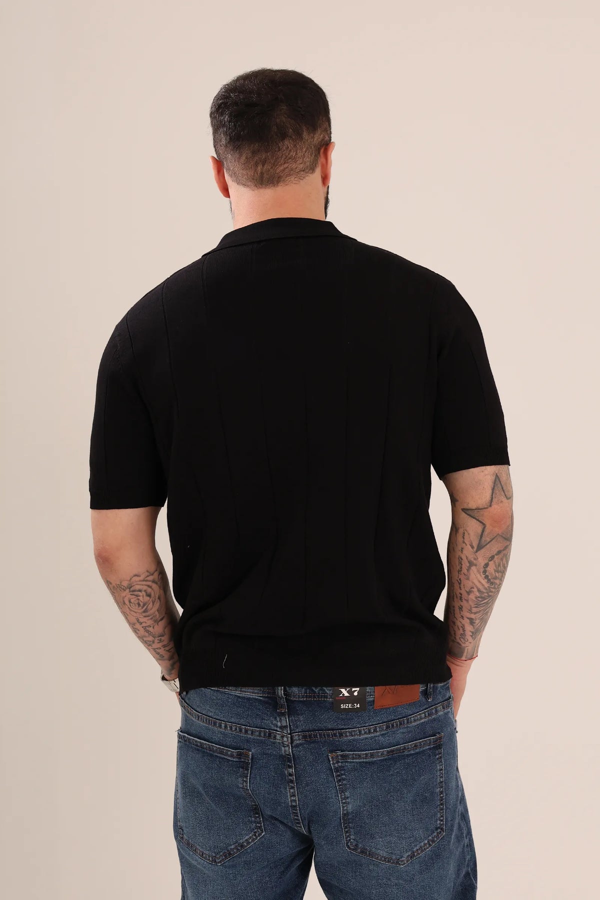 Maice open collar