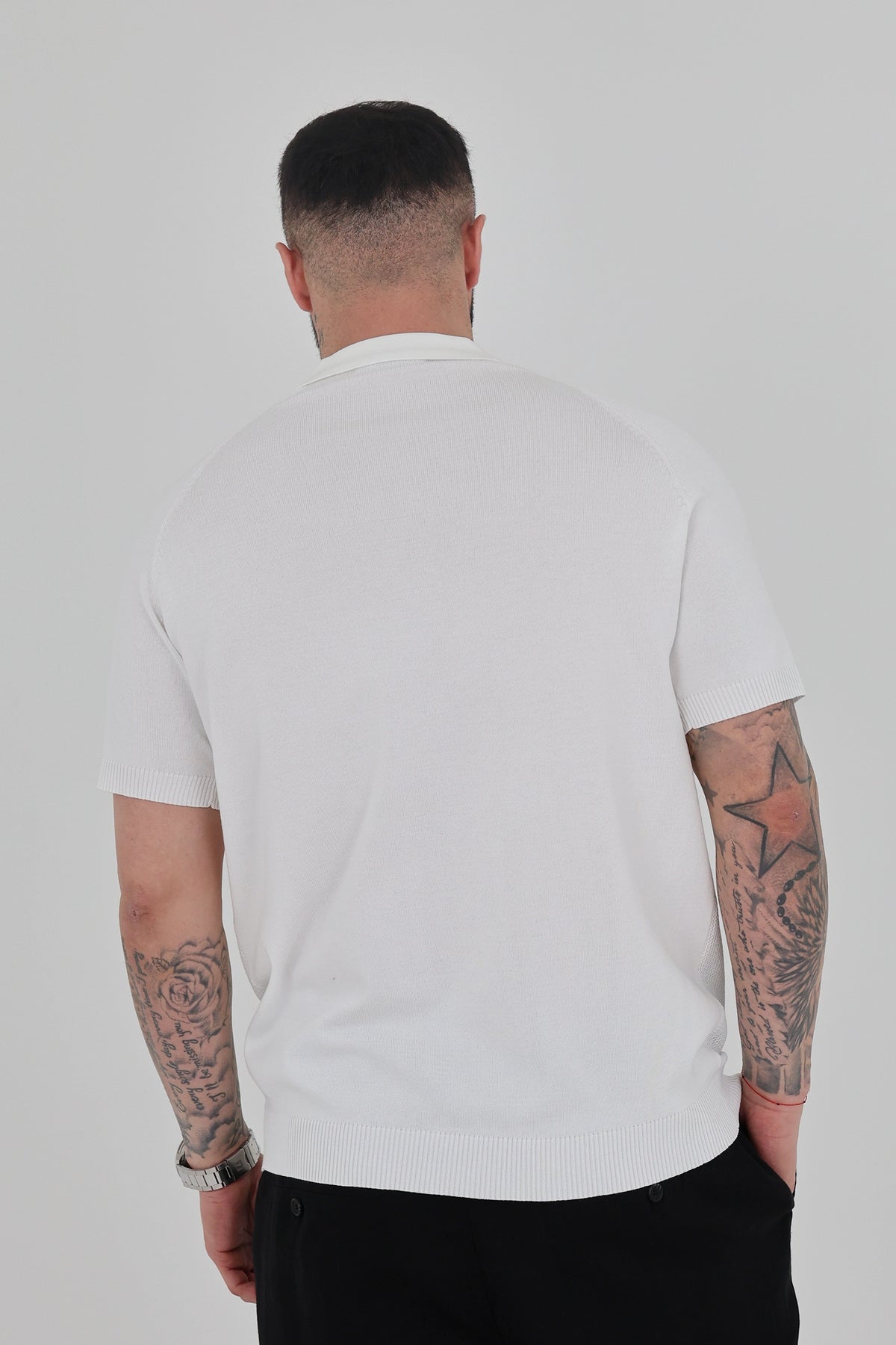 Maice open collar