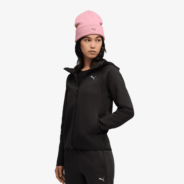 DUKS EVOSTRIPE FULL-ZIP HOODIE WOMEN Black