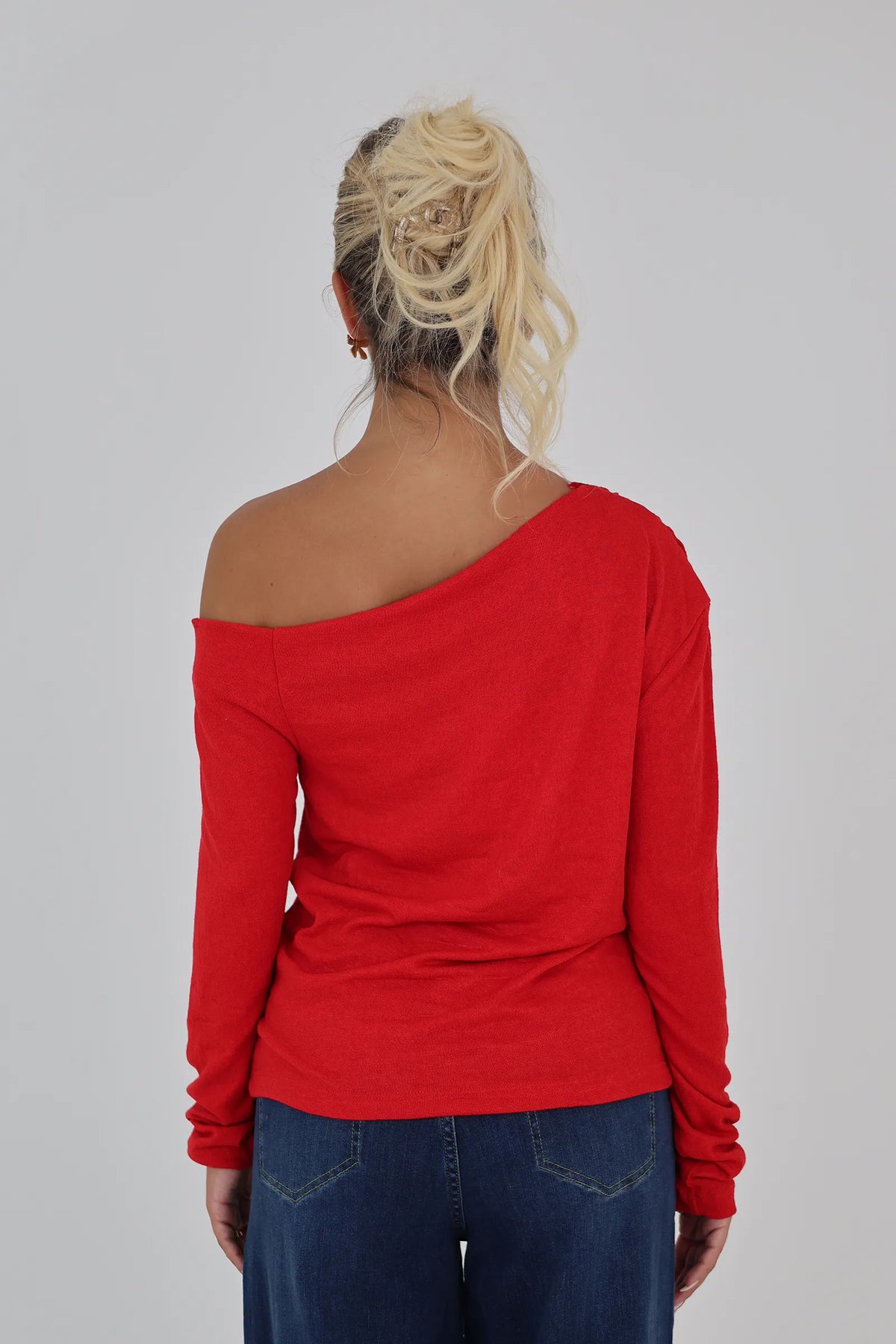 Bluze asymmetric neck