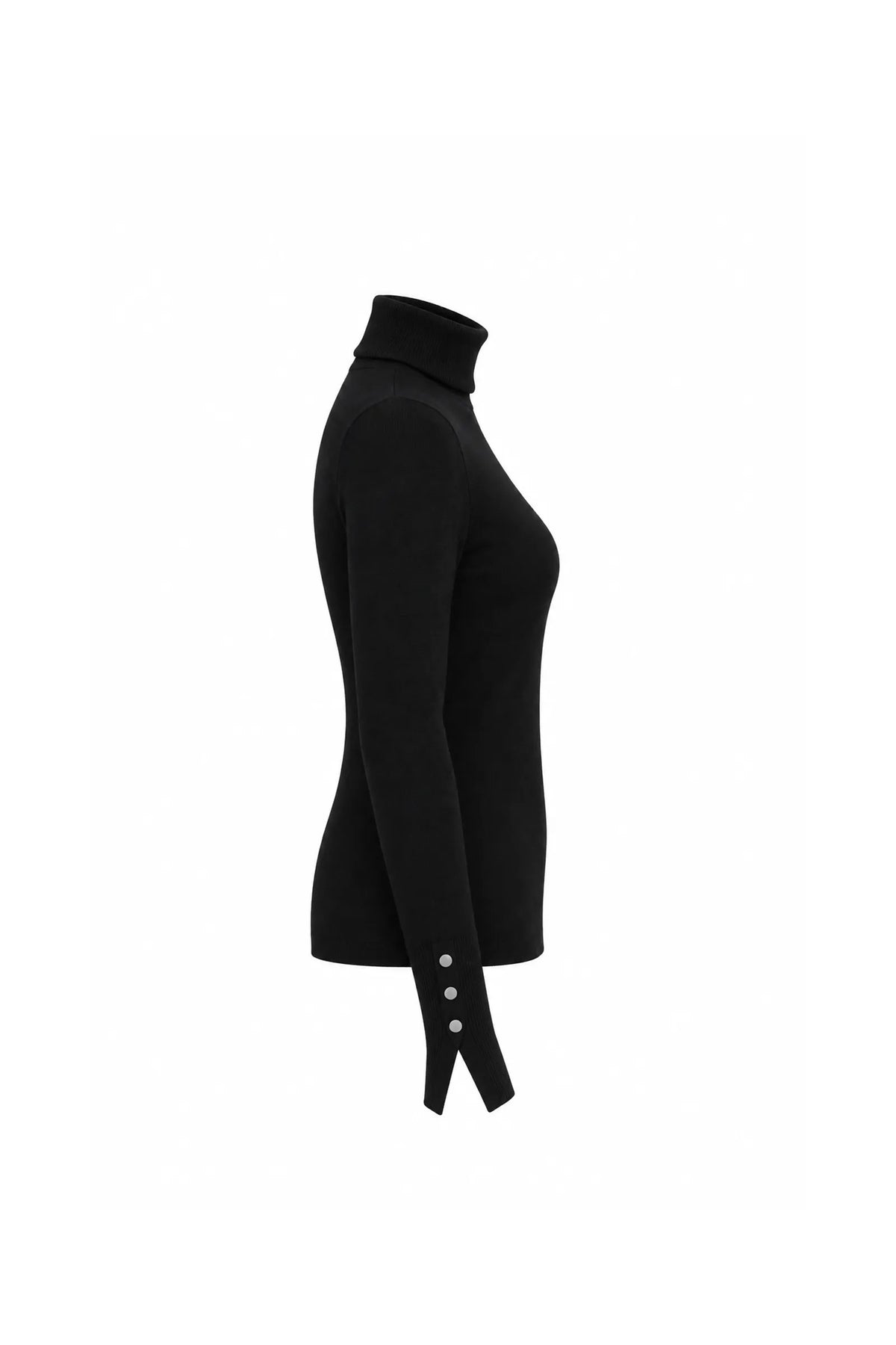 Rrollke mock neck top