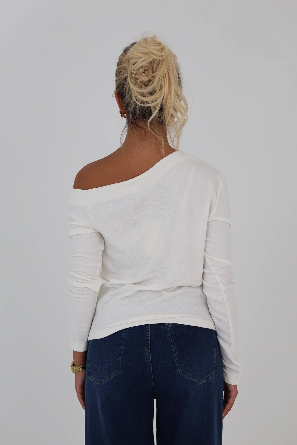 Bluze asymmetric neck