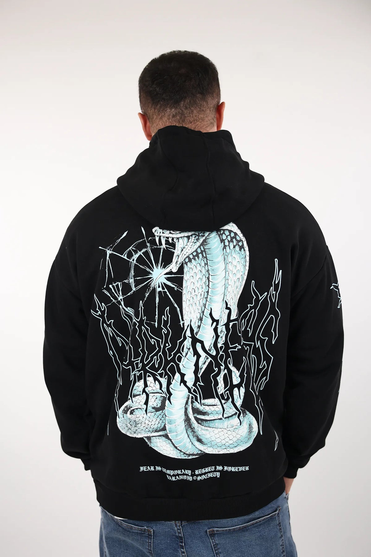 Duks print hoodie