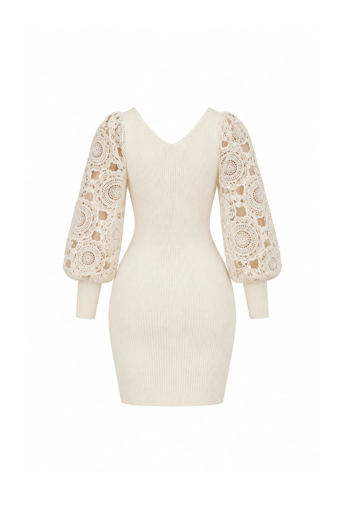 Fustan rib-knit maxi