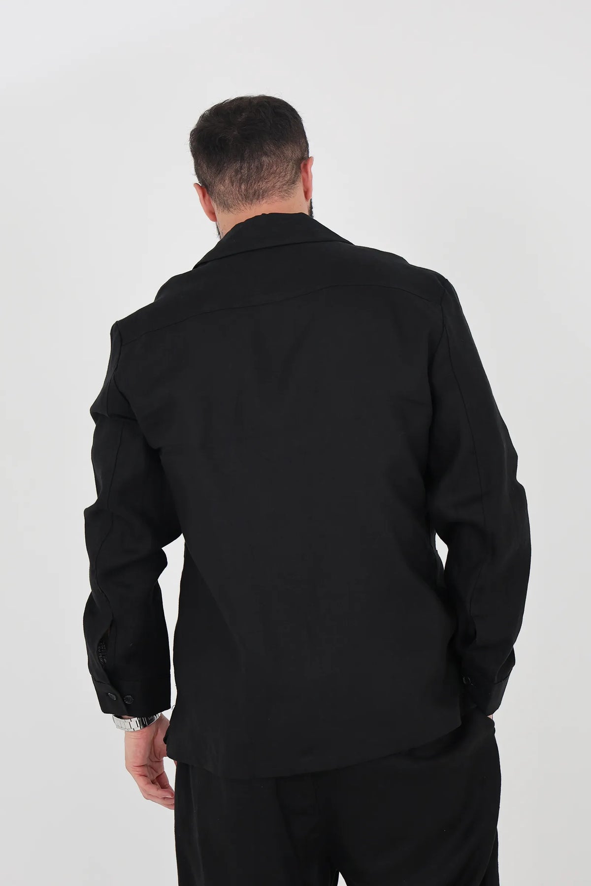 Sako linen shacket