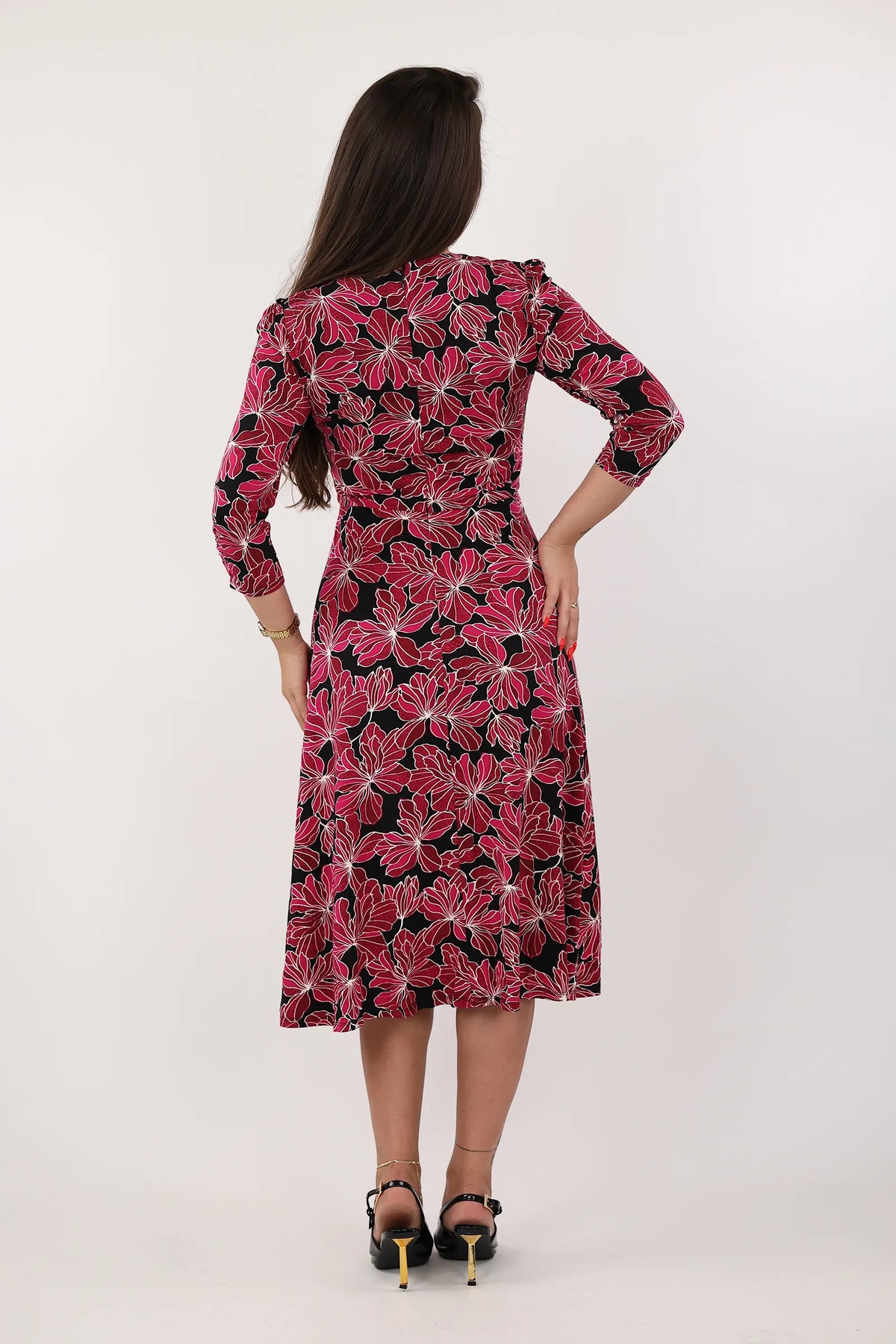 Fustan pinky flower