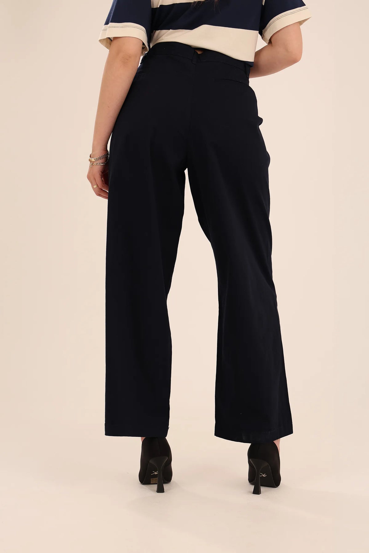 Pantallona wide leg chino