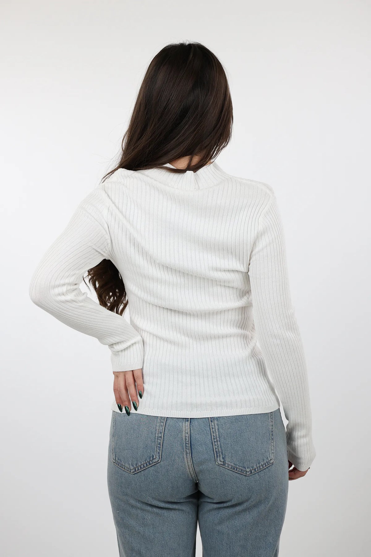 Gjysem rrollke slim fit taupe