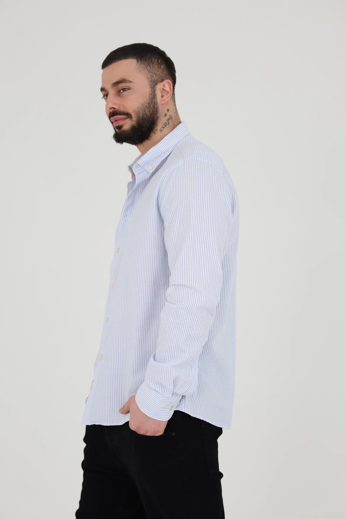 Kemishe stripe button up