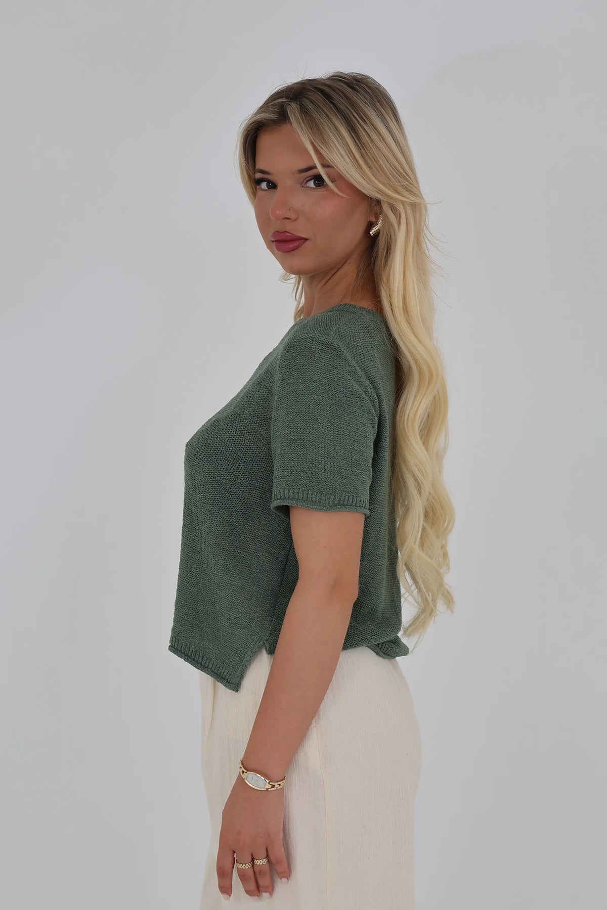 Maice open knit