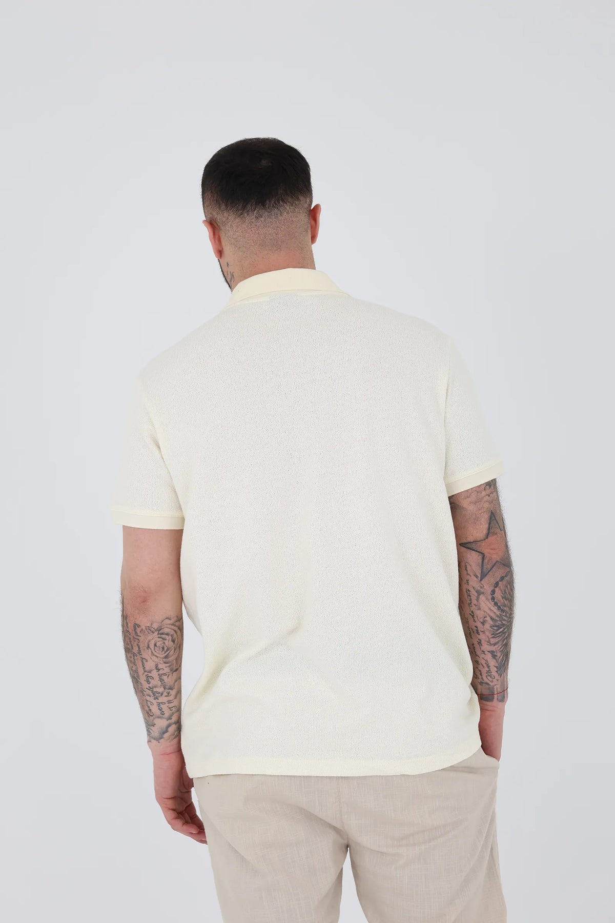 Maice half zip textured