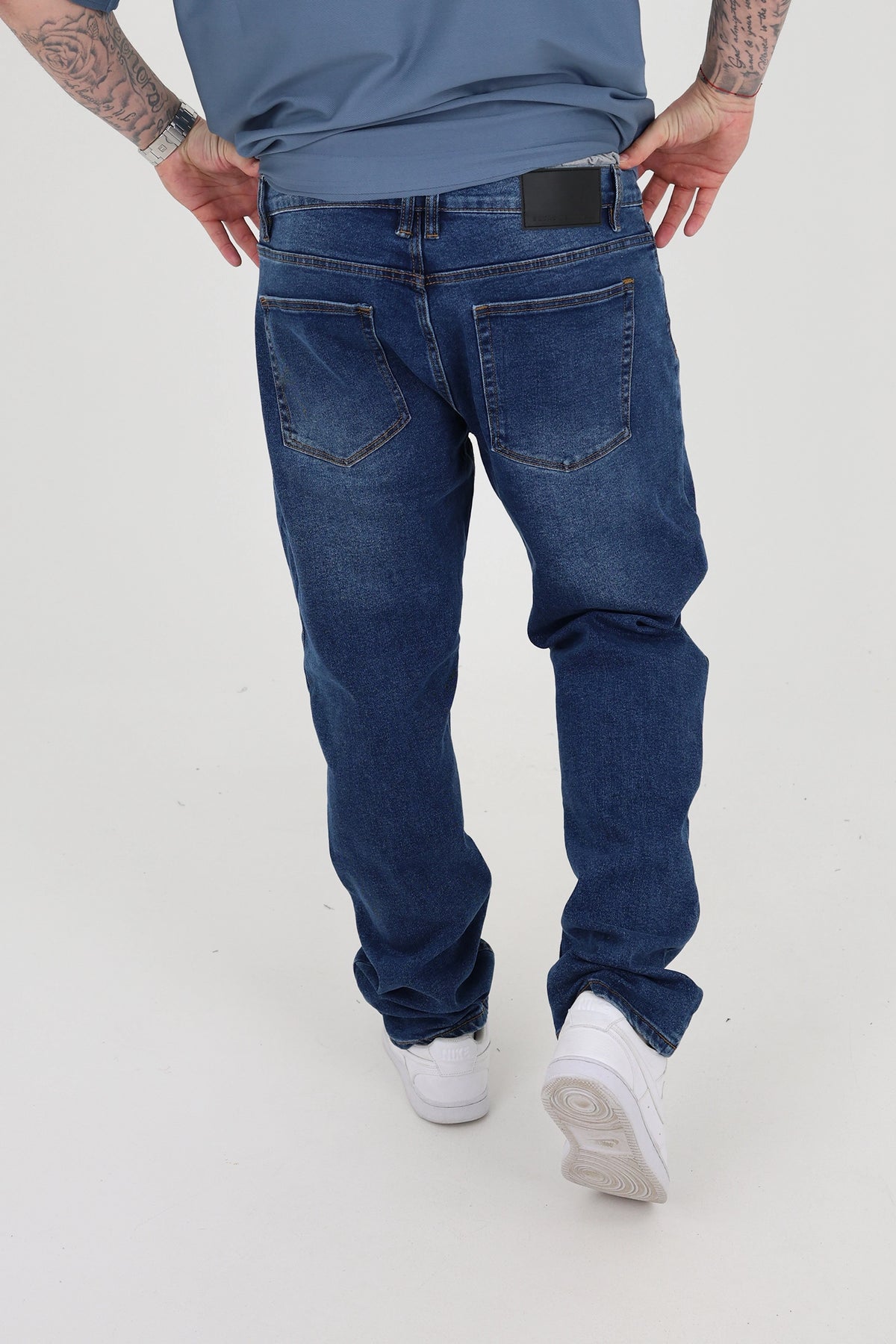 Farmerka fit blue