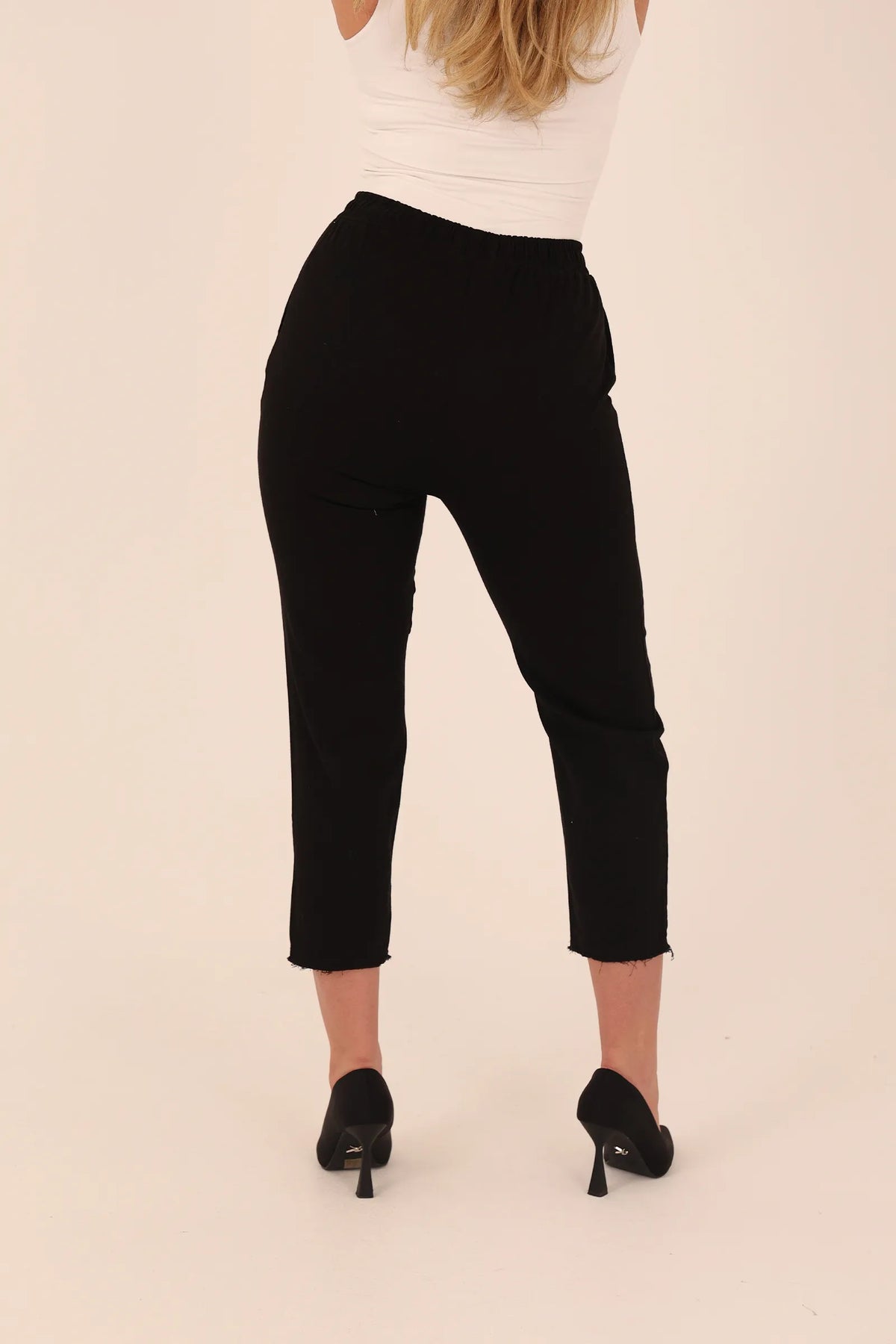 Pantallona cropped carrot