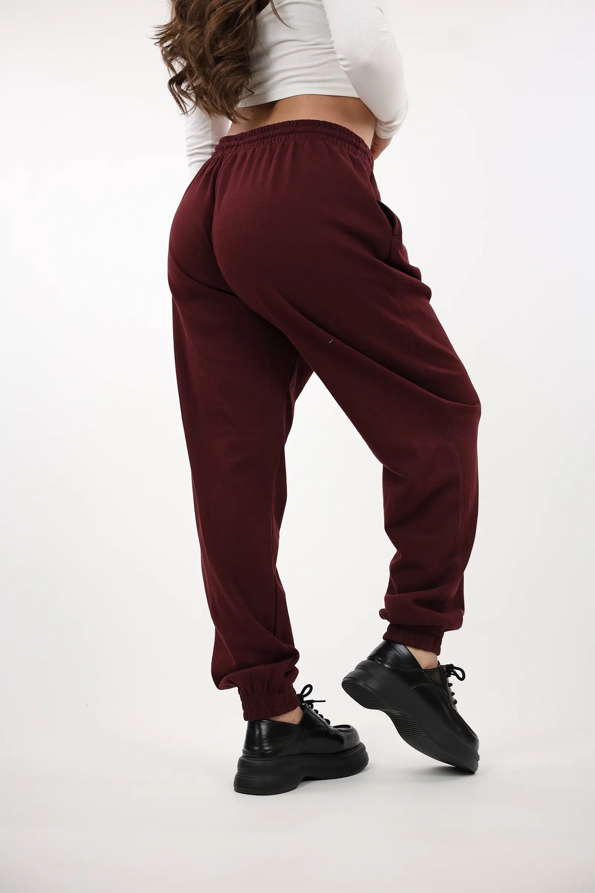 Trenerka elastic waist fleece
