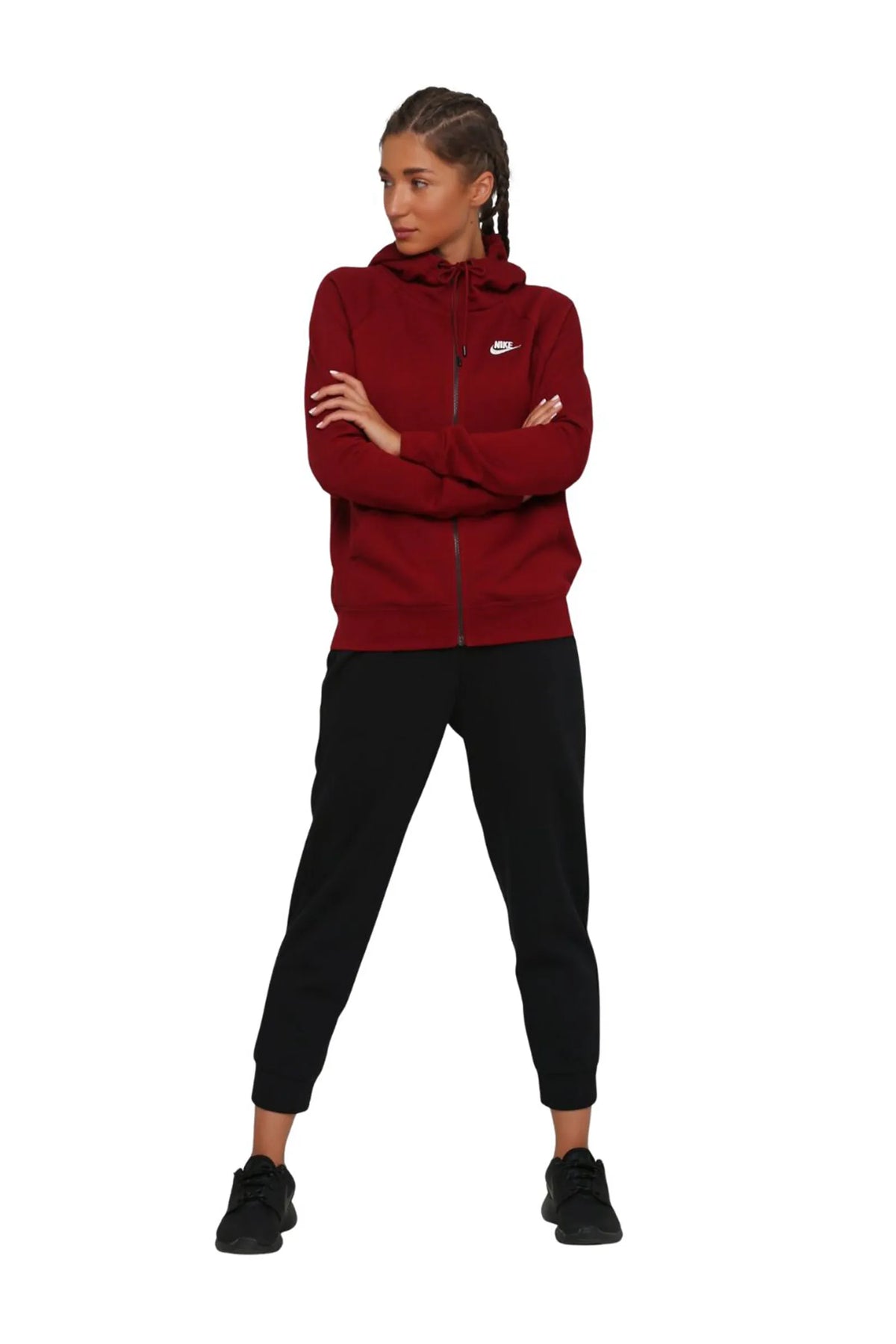 DUKS Nike W Nsw Essntl Hoodie Fz Flc