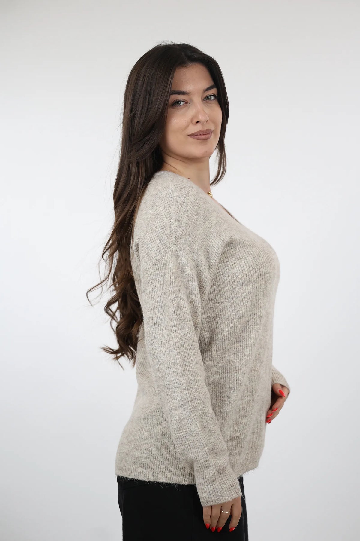 Xhemper deep v knit