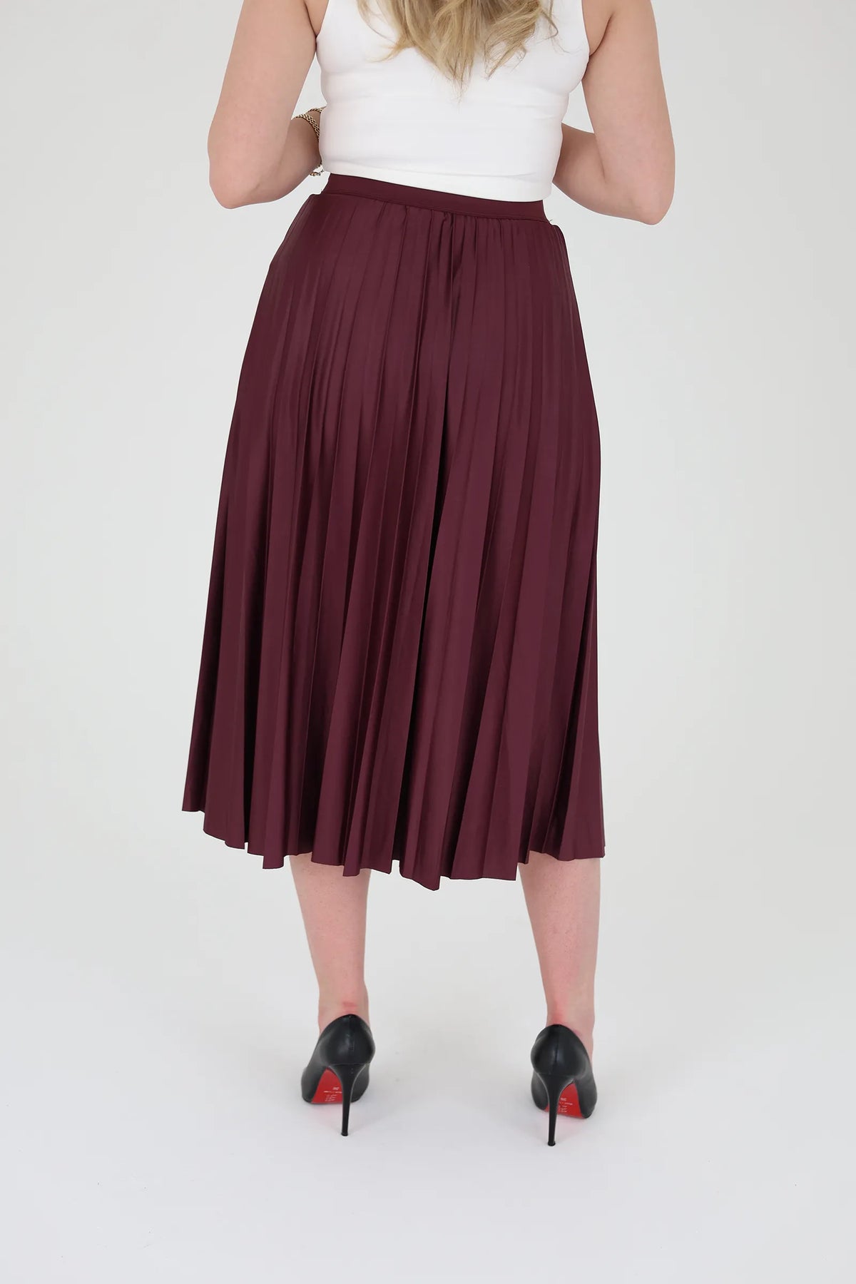 Fund pleated chiffon