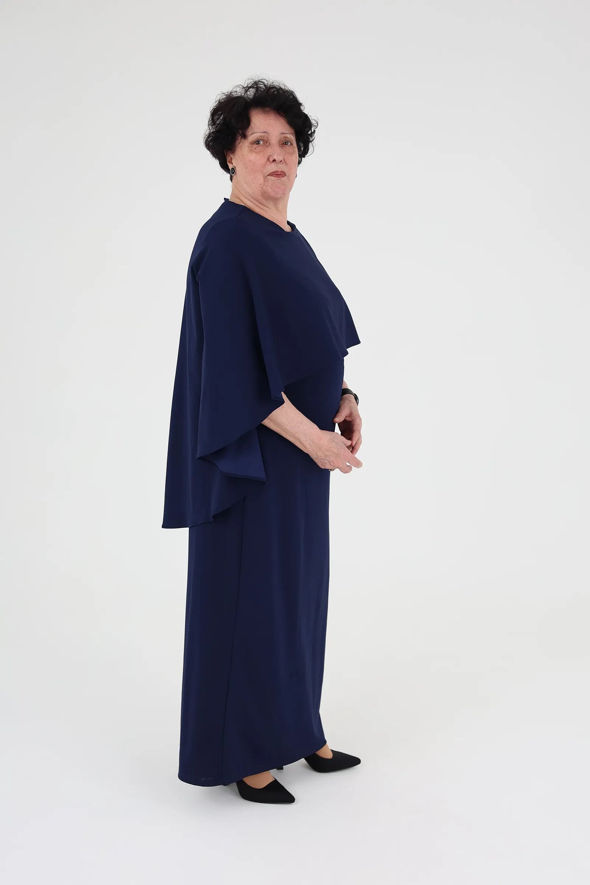 Fustan navy elegante