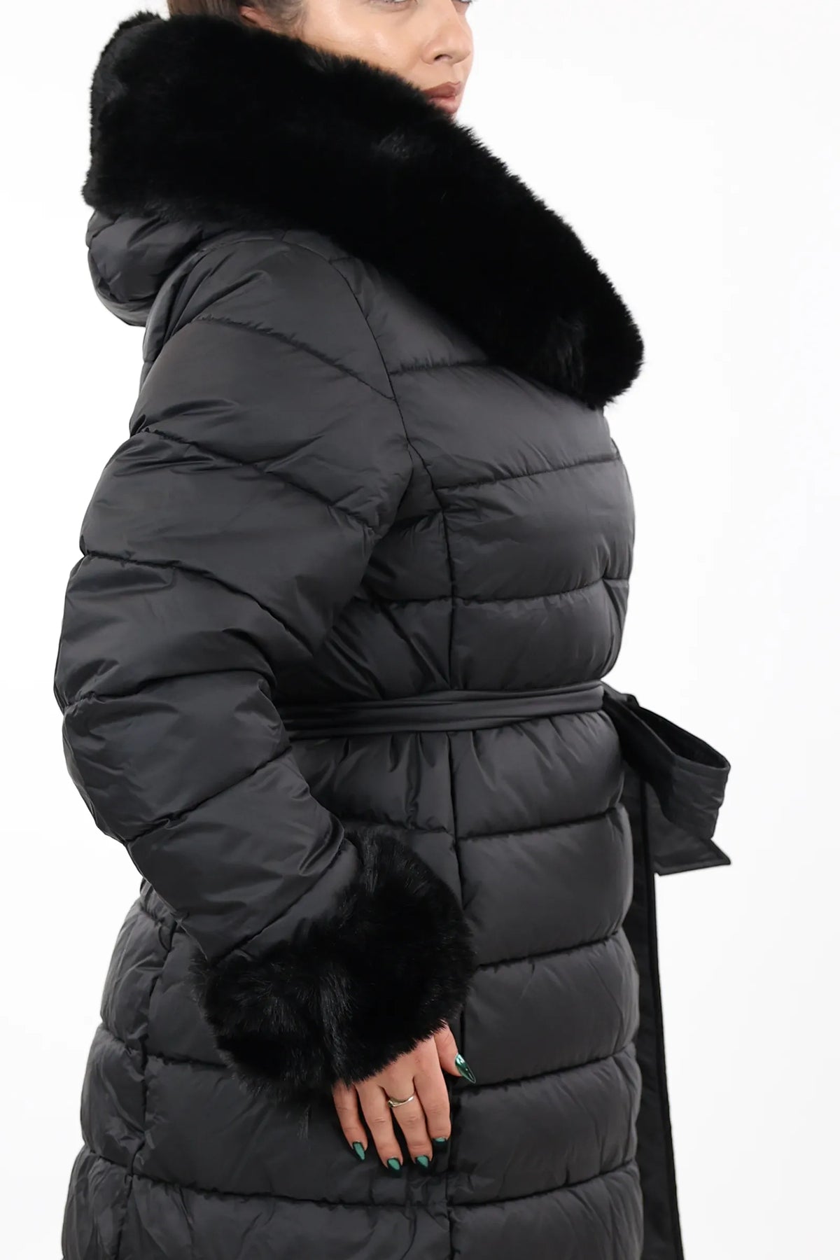 Jakne parka with Fur cuffs