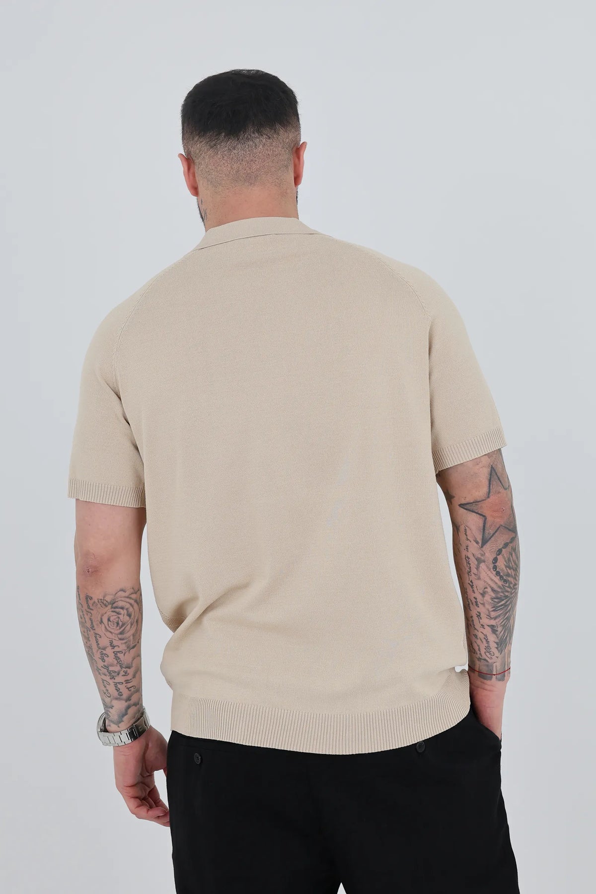 Maice open collar