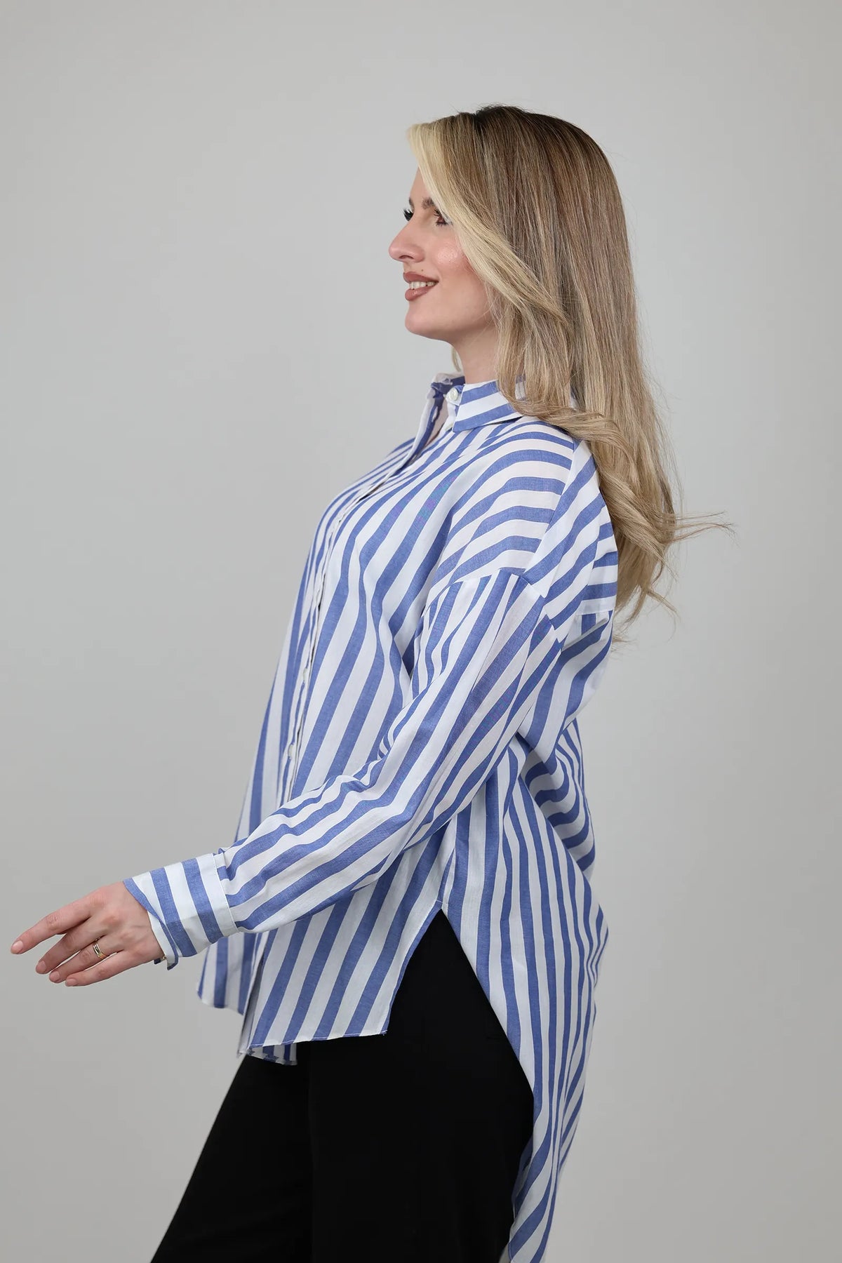 Kemishe striped boyfriend