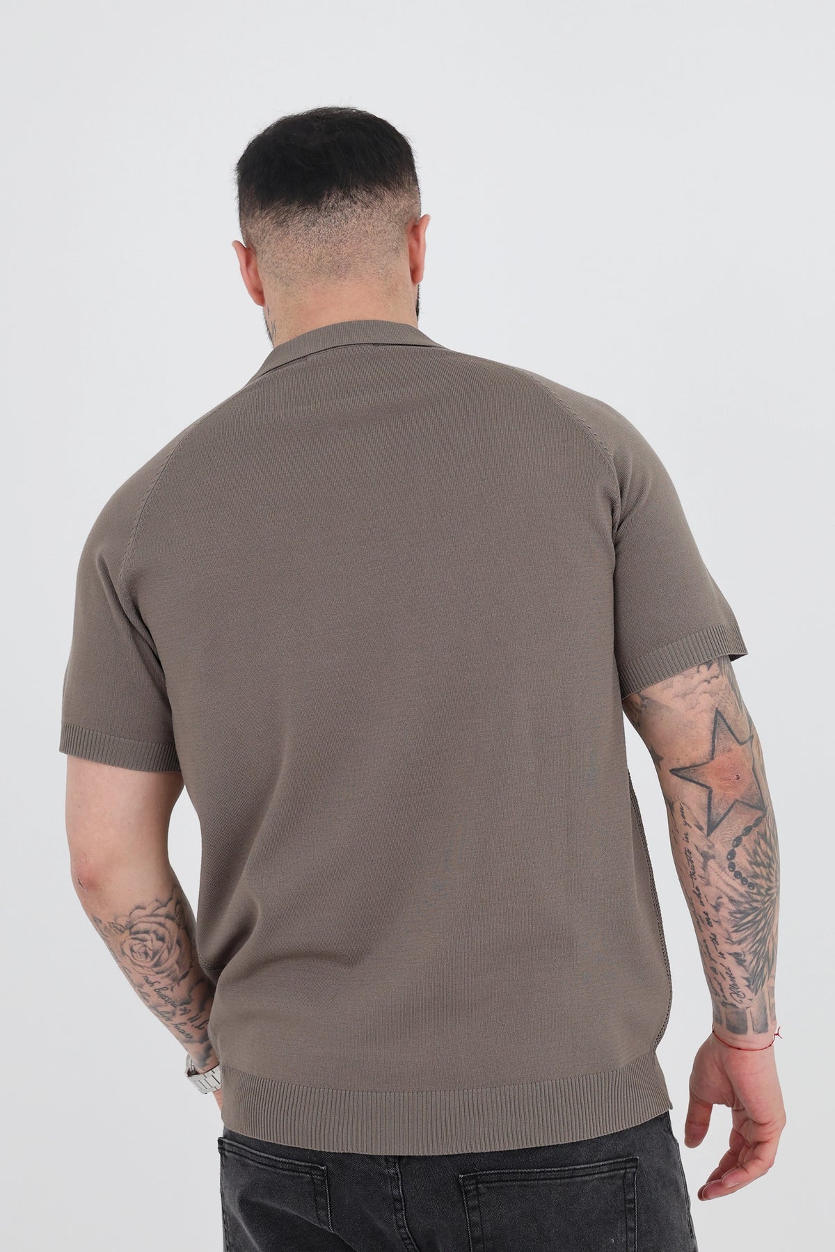 Maice open collar