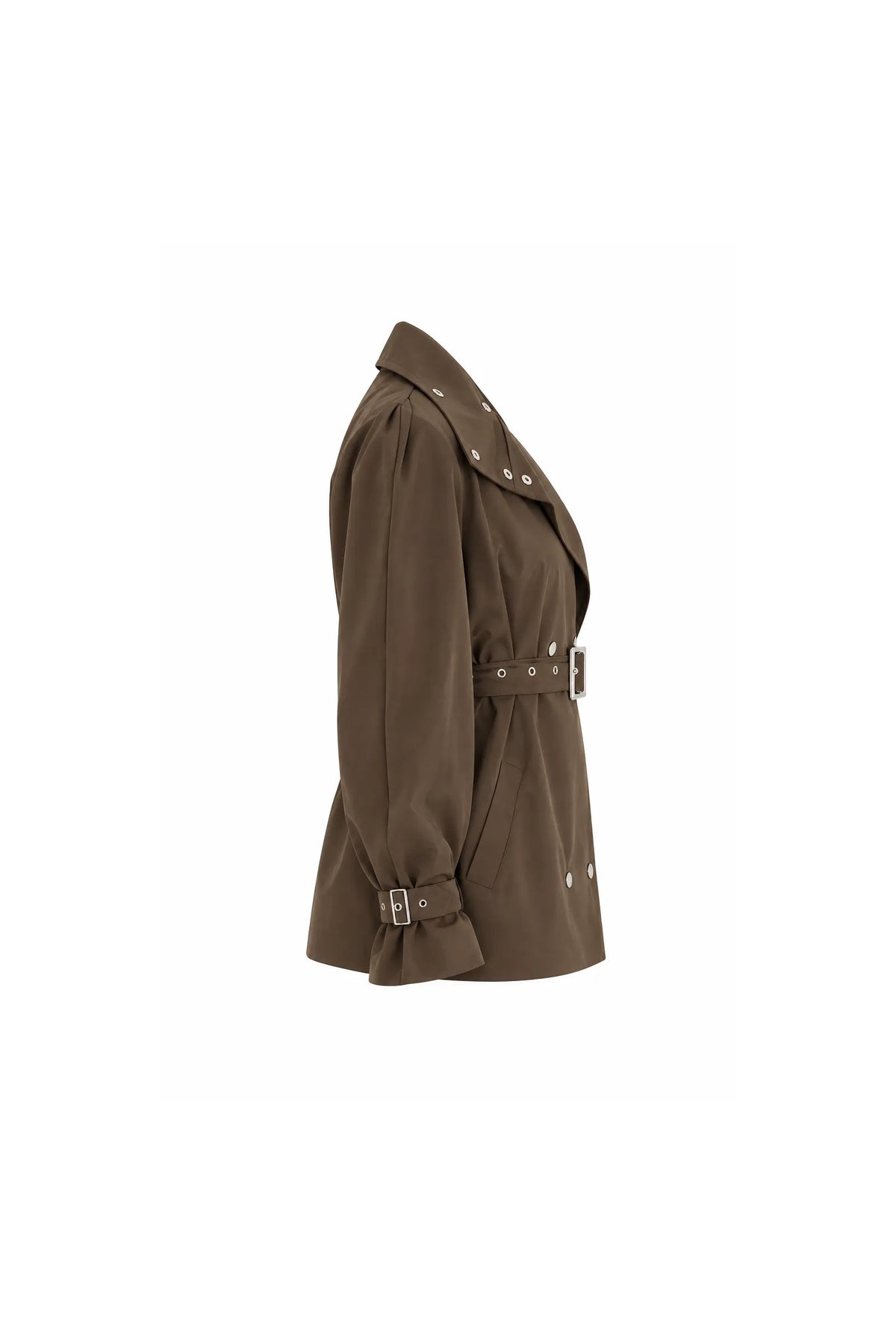 Jakne belted short trench