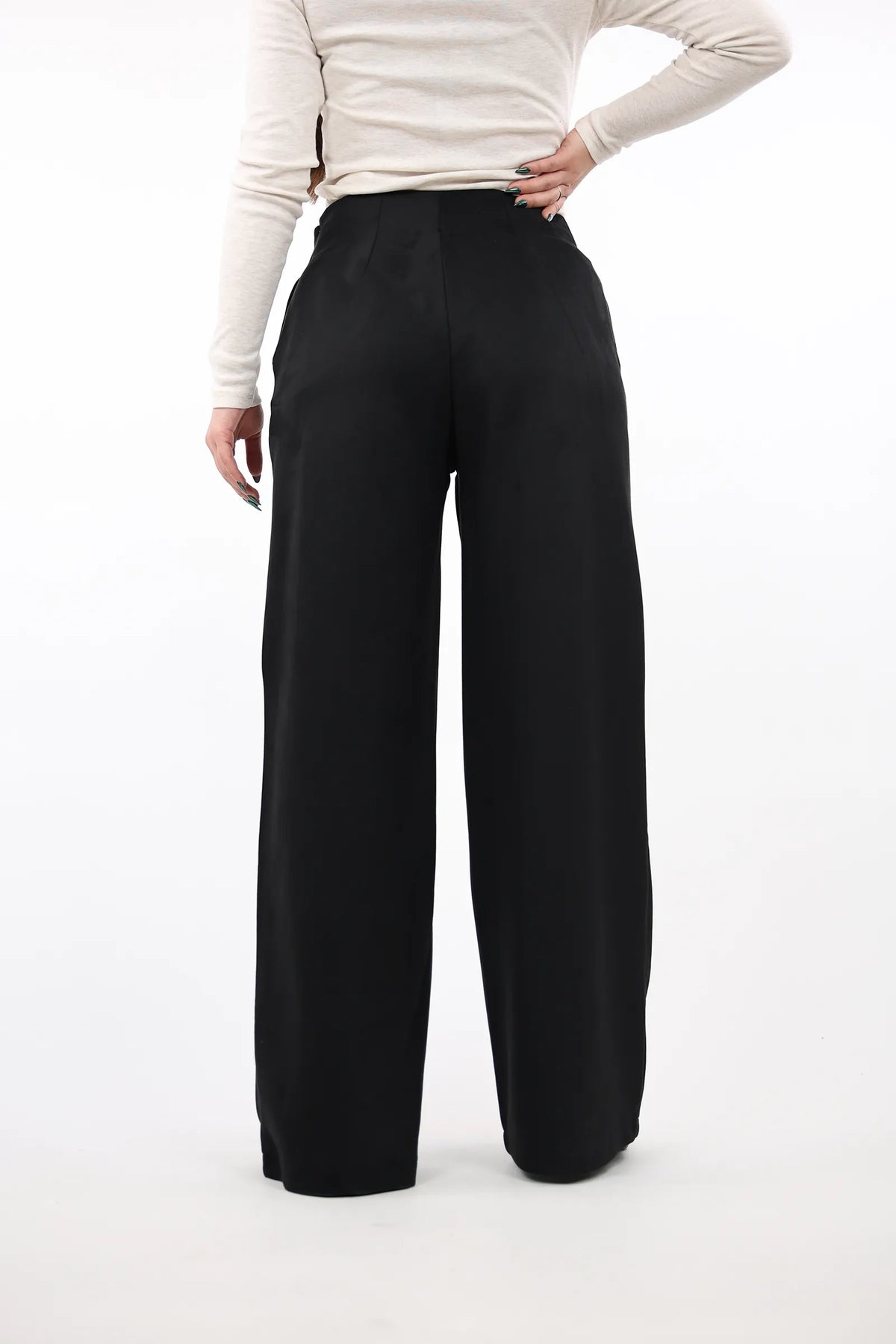 Pantallona suede bootcut