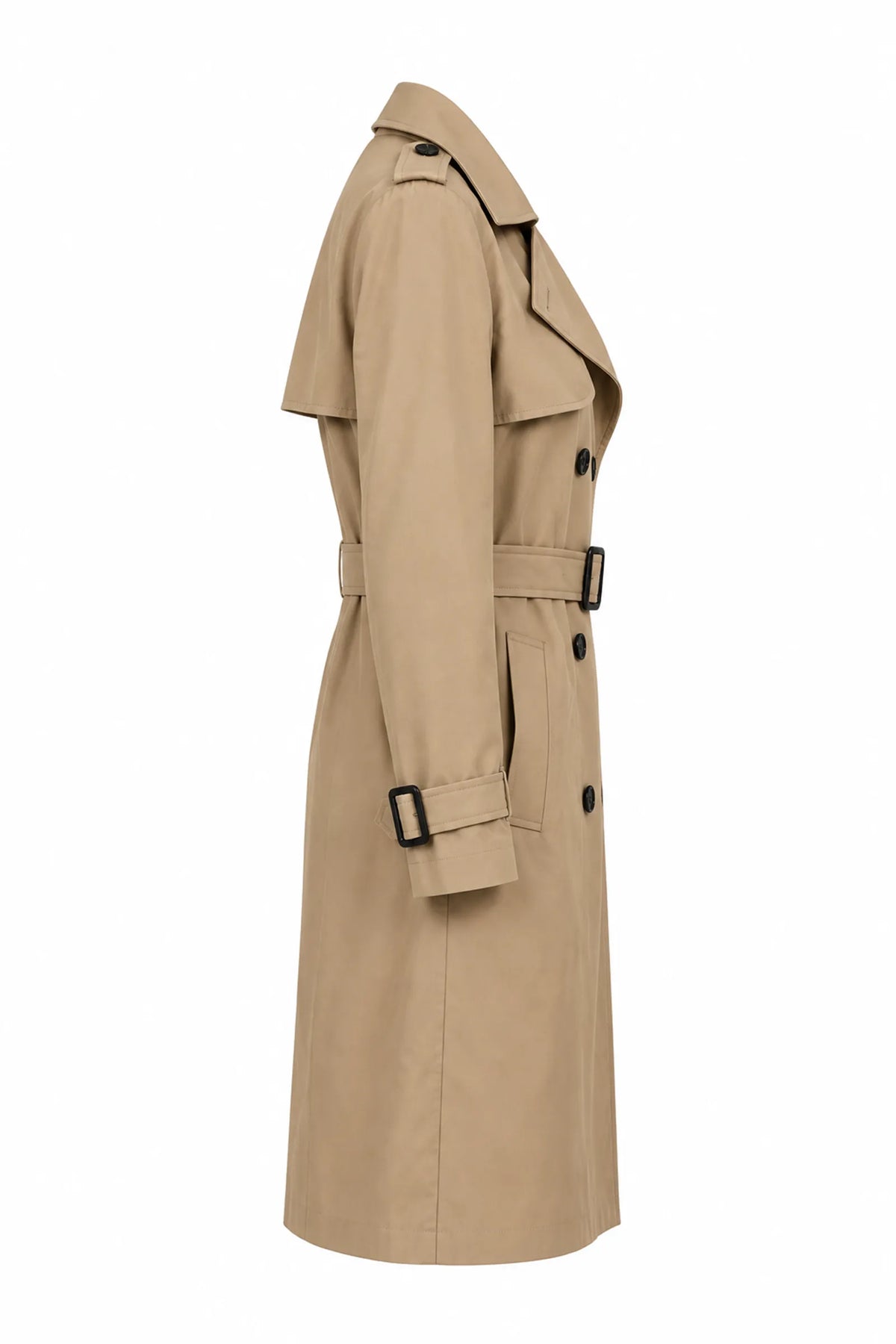 Mantil midi trench