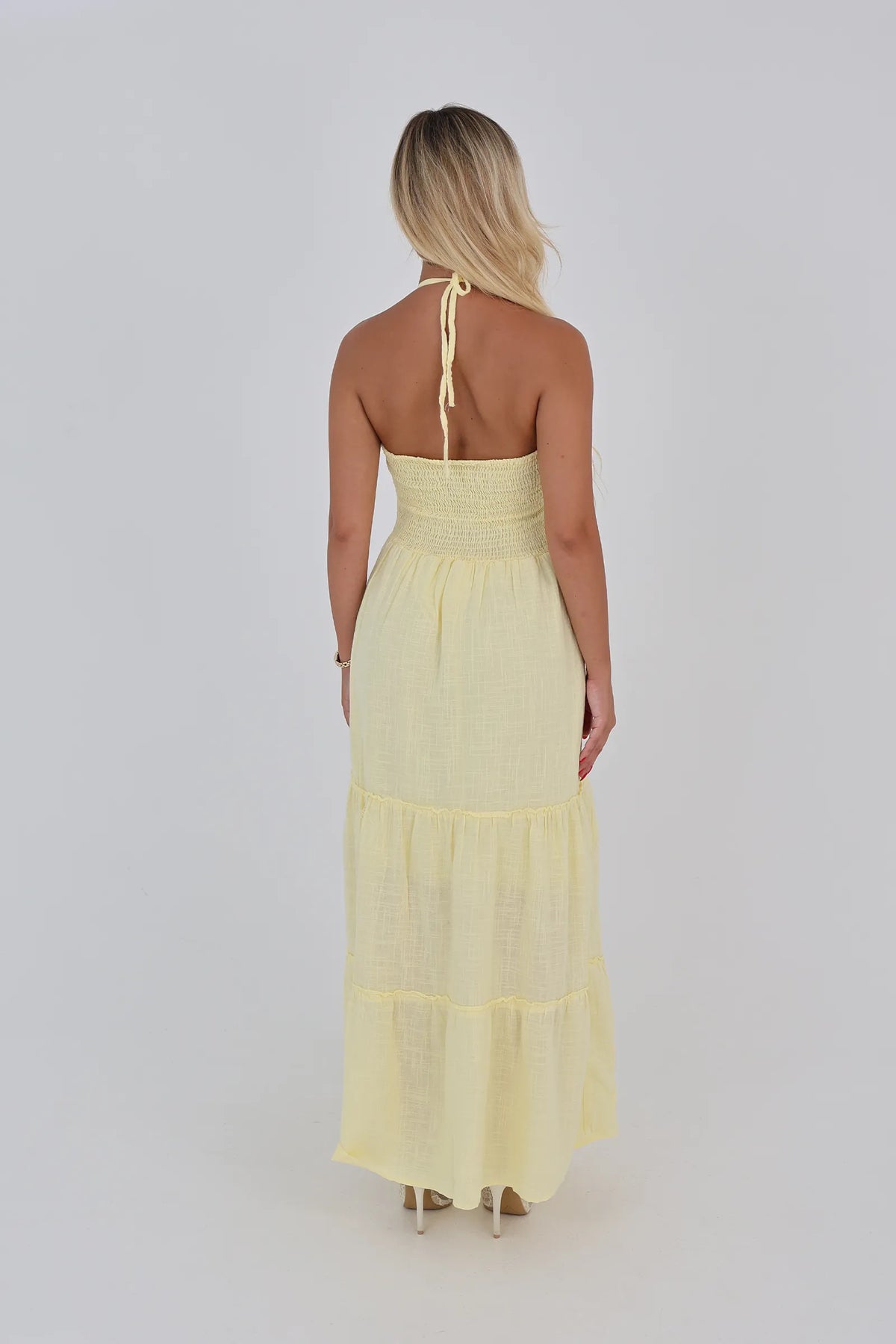 Fustan open back sundress
