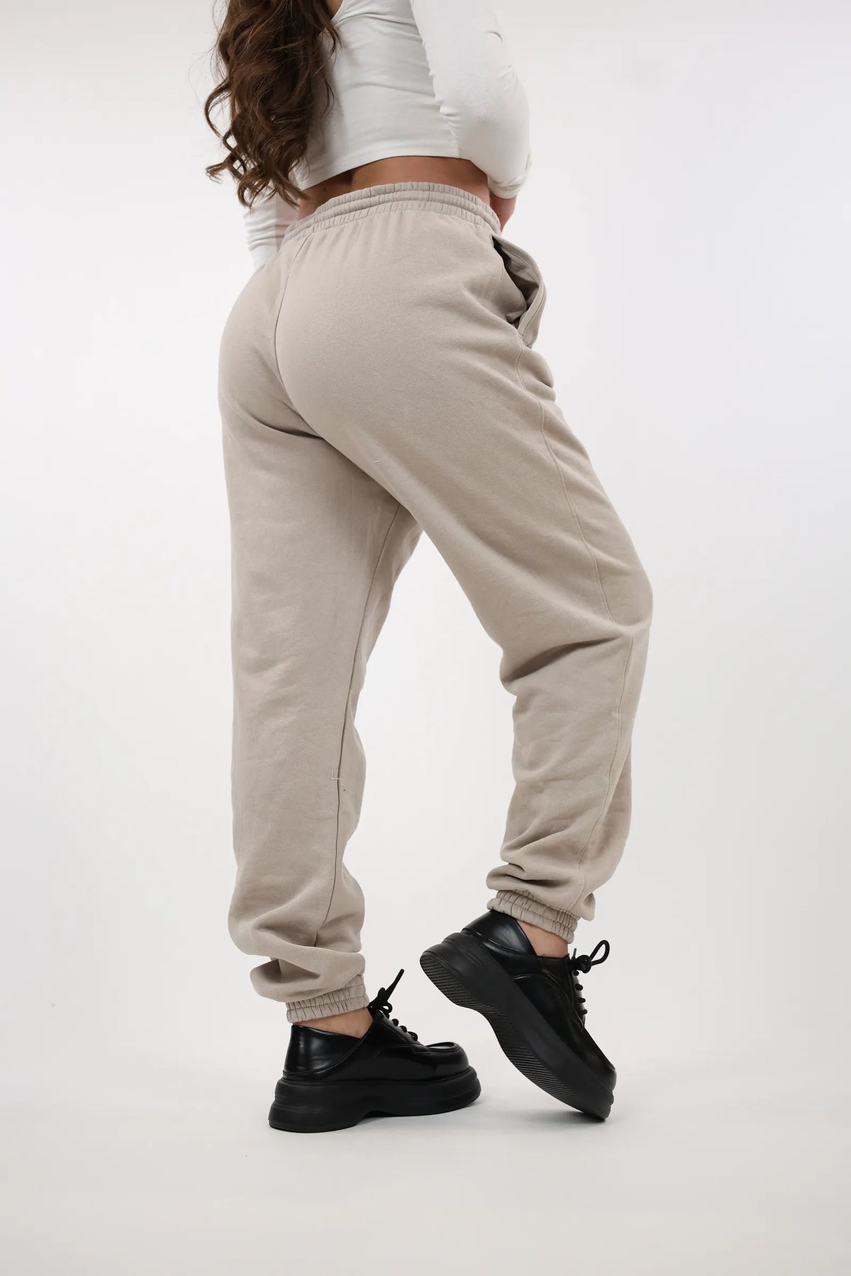 Trenerka elastic waist fleece