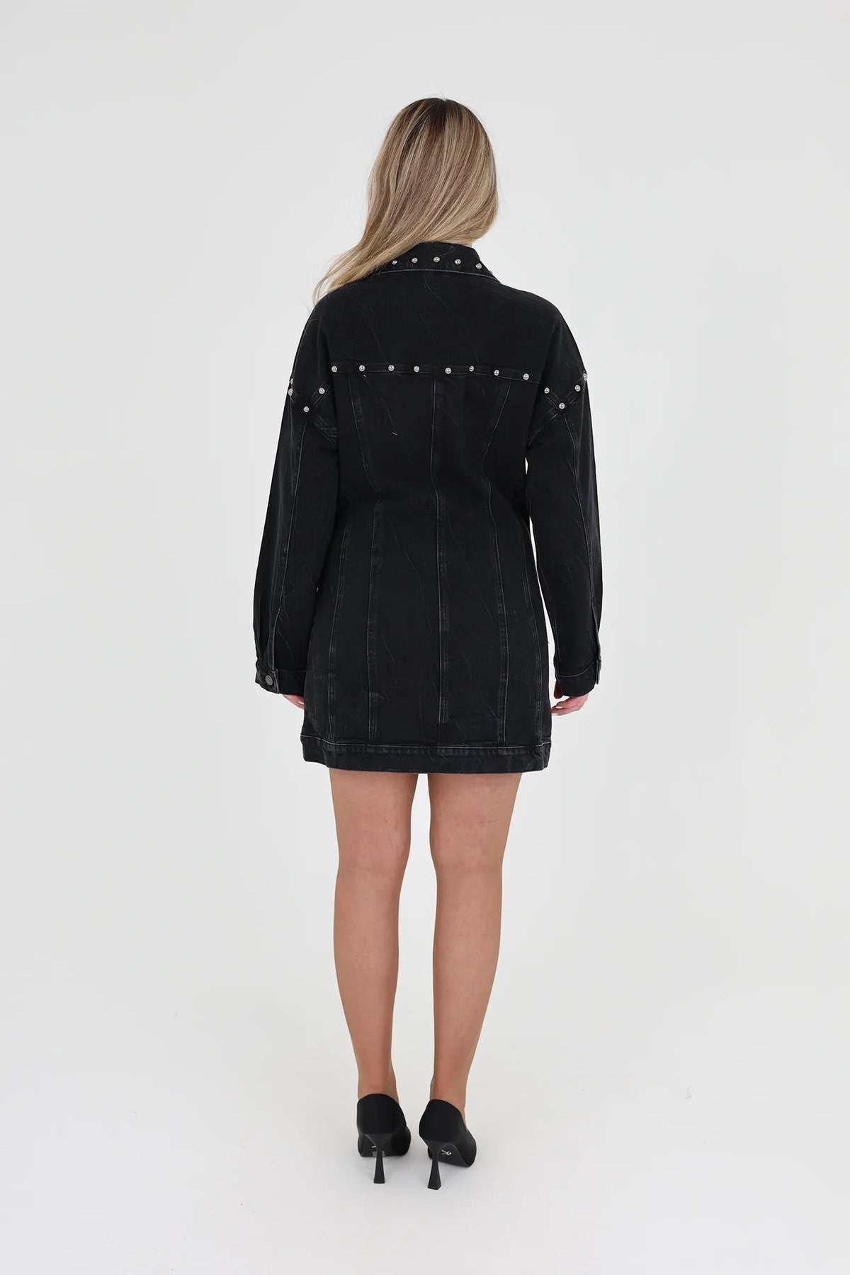 Fustan mini shirtdress