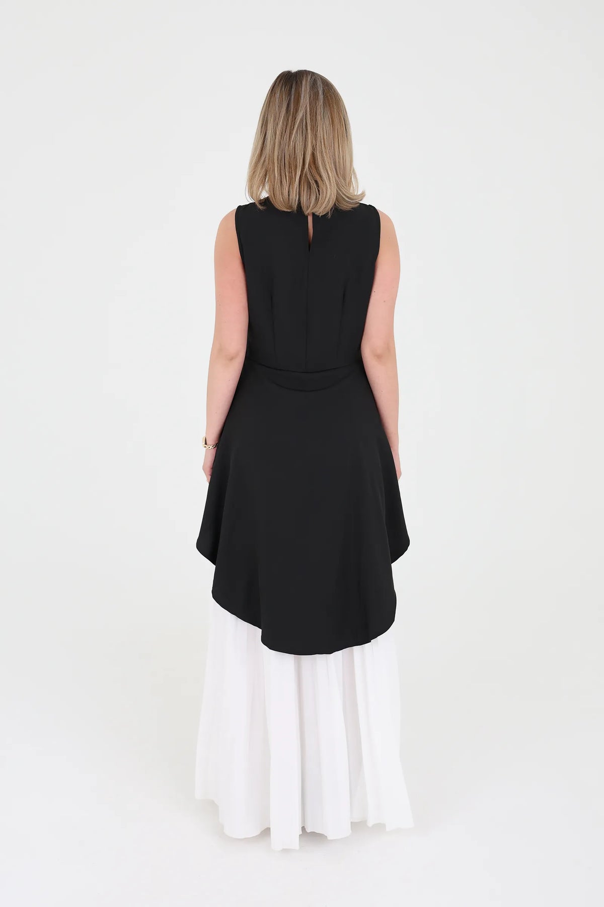 Fustan top&pleated